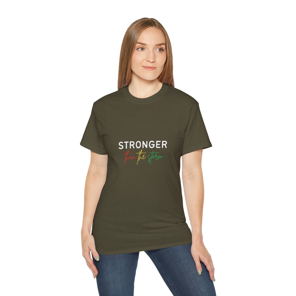 Stronger Than The Storm T-Shirt — Resilience Motivational Tee