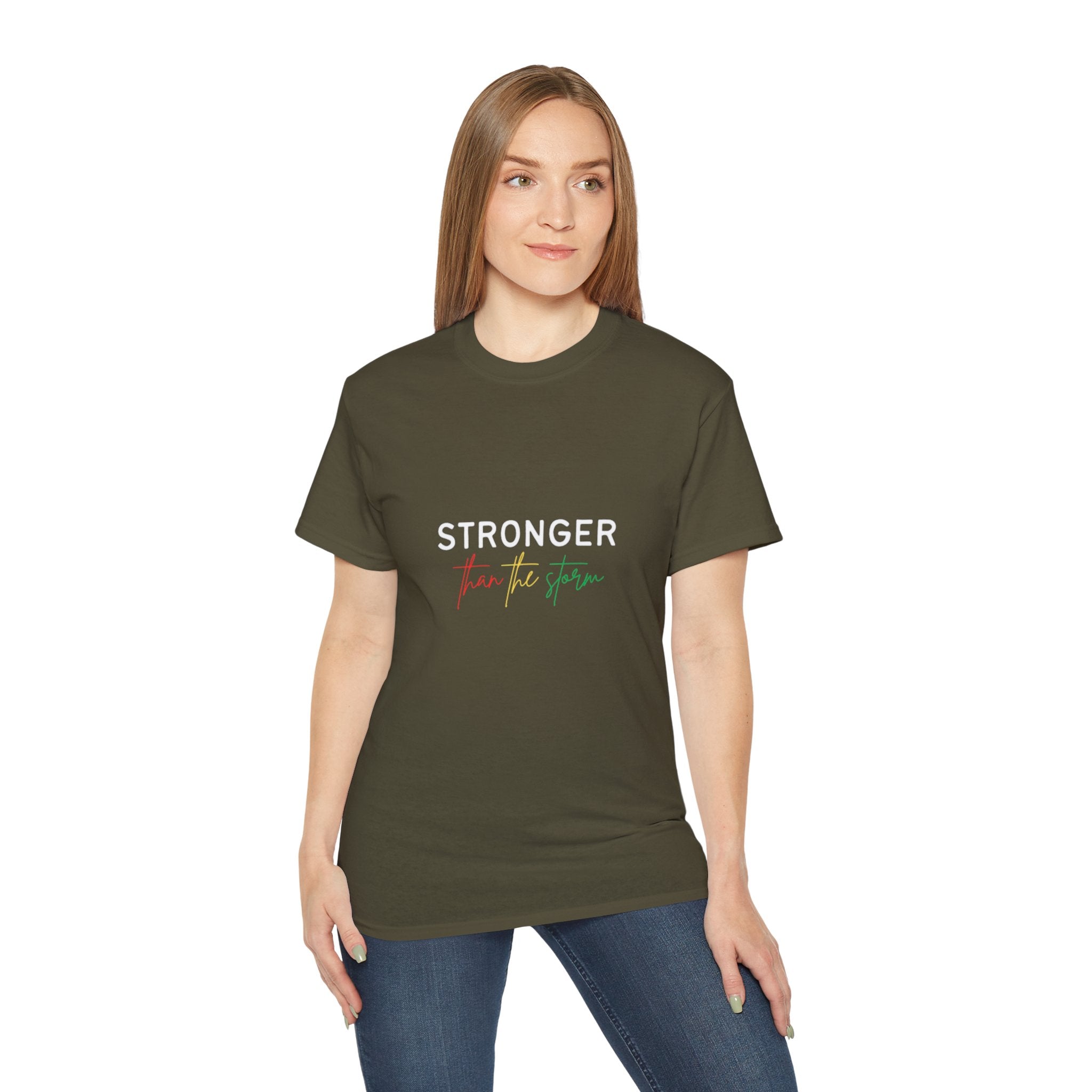 Stronger Than The Storm T-Shirt — Resilience Motivational Tee