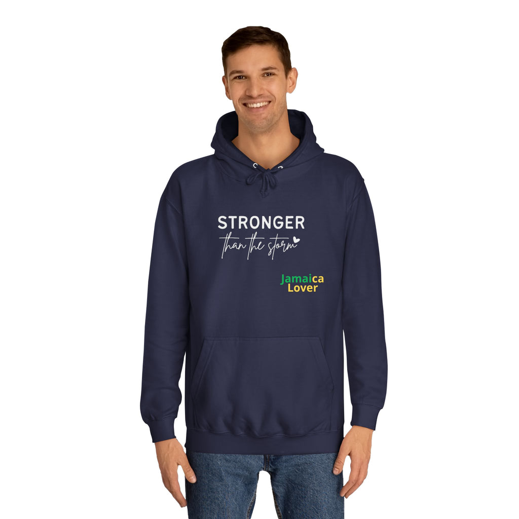 Stronger Jamaica Lover Hoodie — Inspirational College-Style Pullover