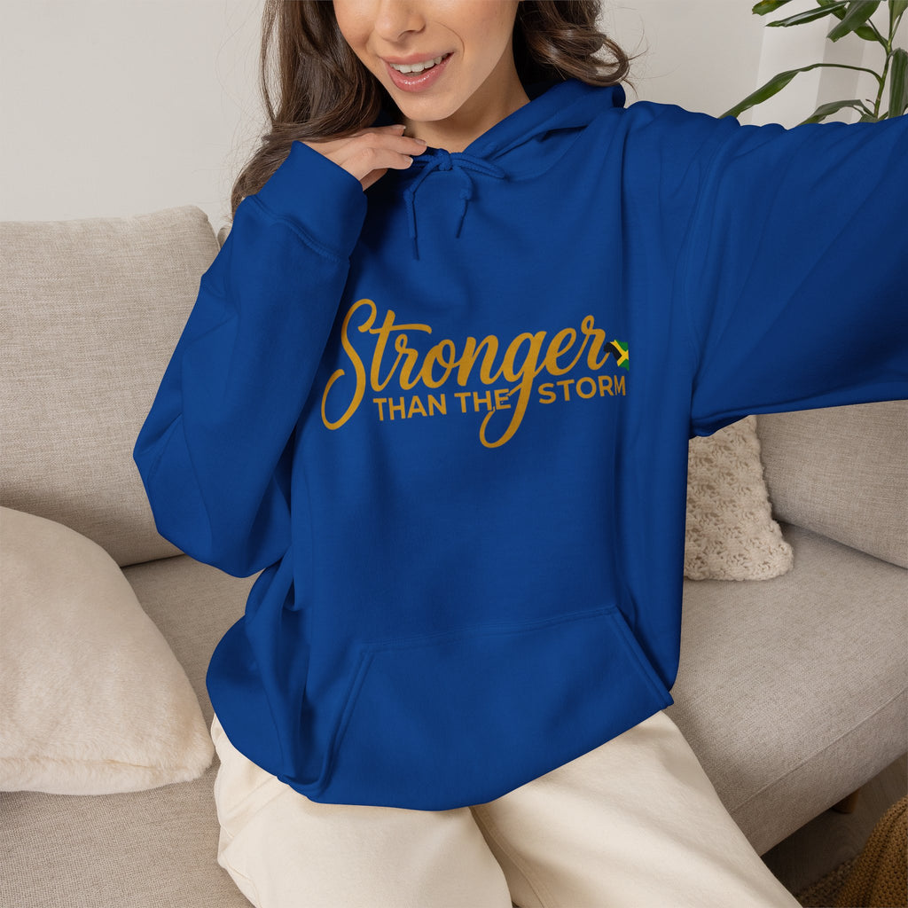 Stronger Than The Storm Hoodie – Inspirational Resilience Sweatshirt