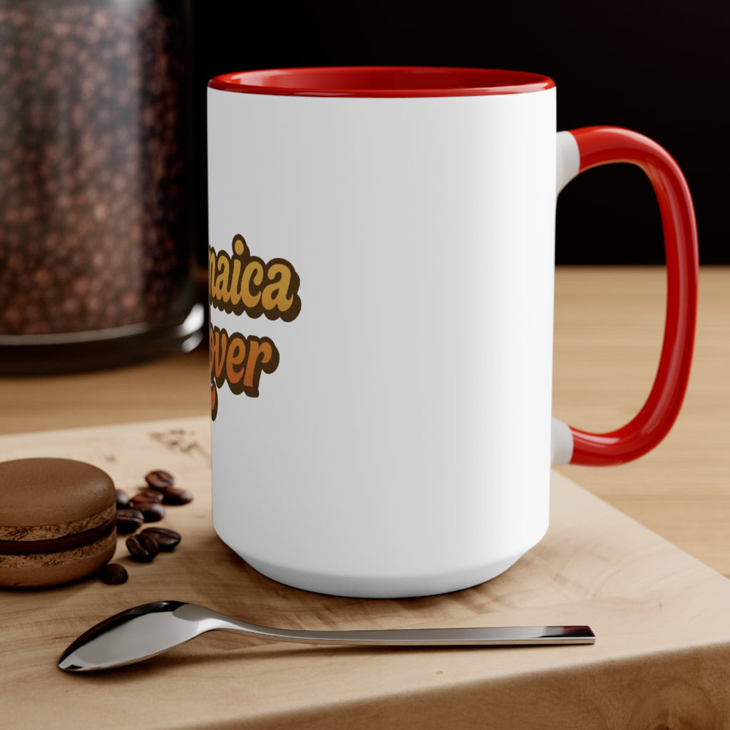 Jamaica Lovers Accent Mug - Perfect Gift for Coffee Enthusiasts, Beach Lovers, Travel Collectors, Birthday Celebrations, Summer Vibes