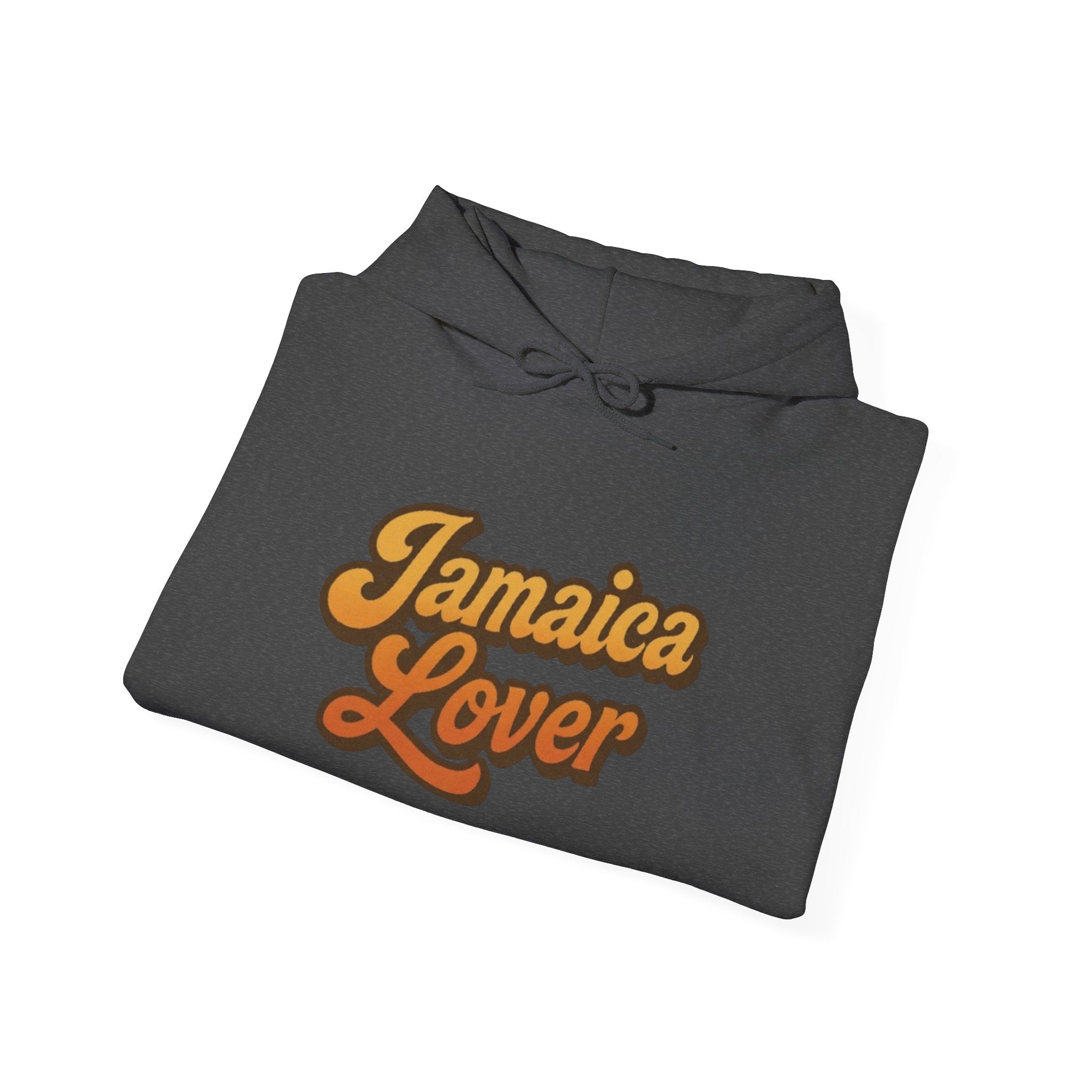 Jamaica Lover Hoodie — Retro Script Travel & Island Pride Pullover