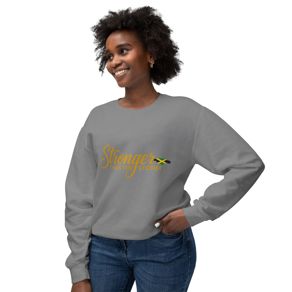 Stronger Than The Storm Sweatshirt — Inspirational Crewneck