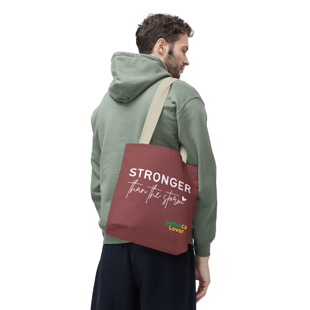 Stronger Than The Storm Jamaica Lover Tote Bag