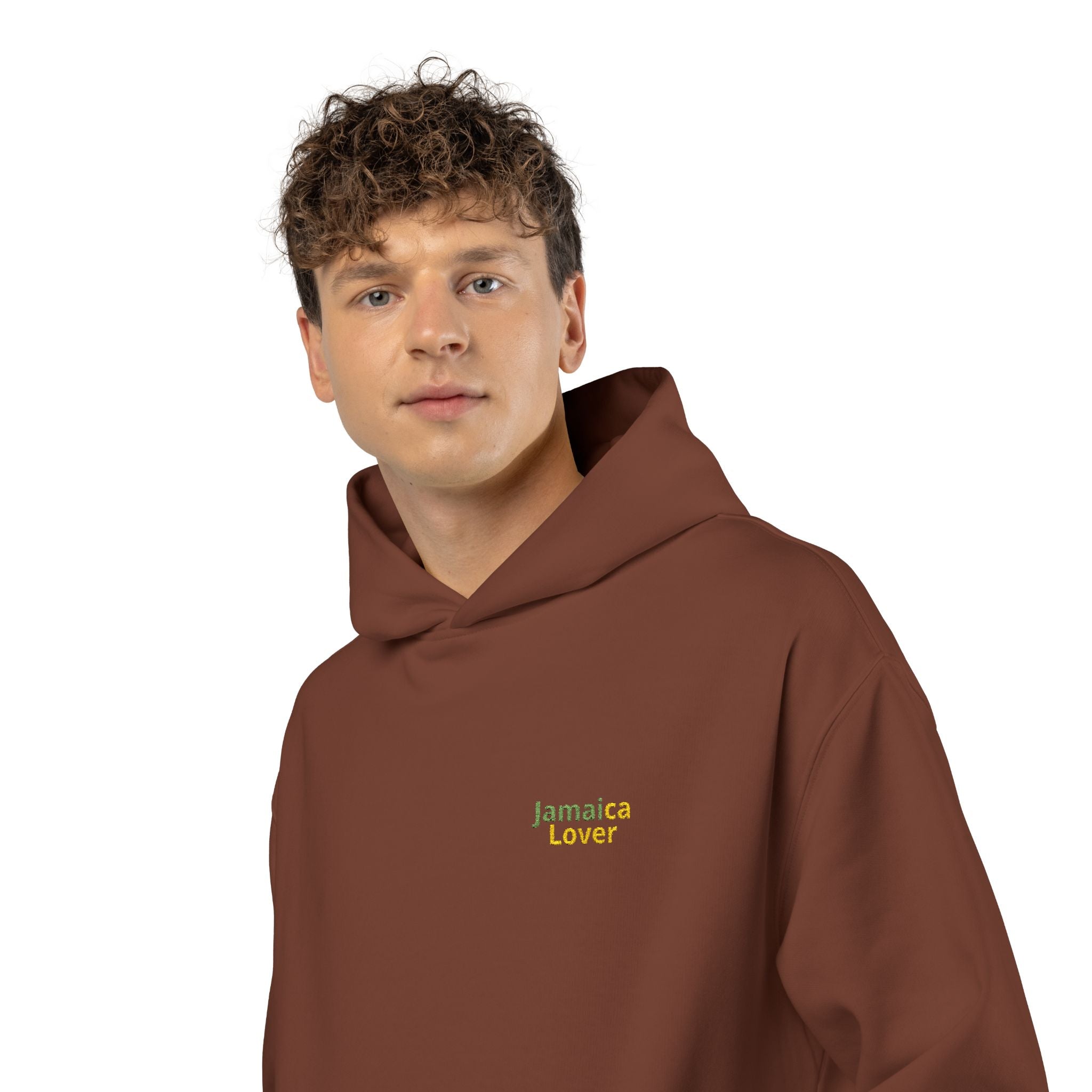 Relaxed Hoodie — 'Summer Lover' Minimal Chest Logo Pullover