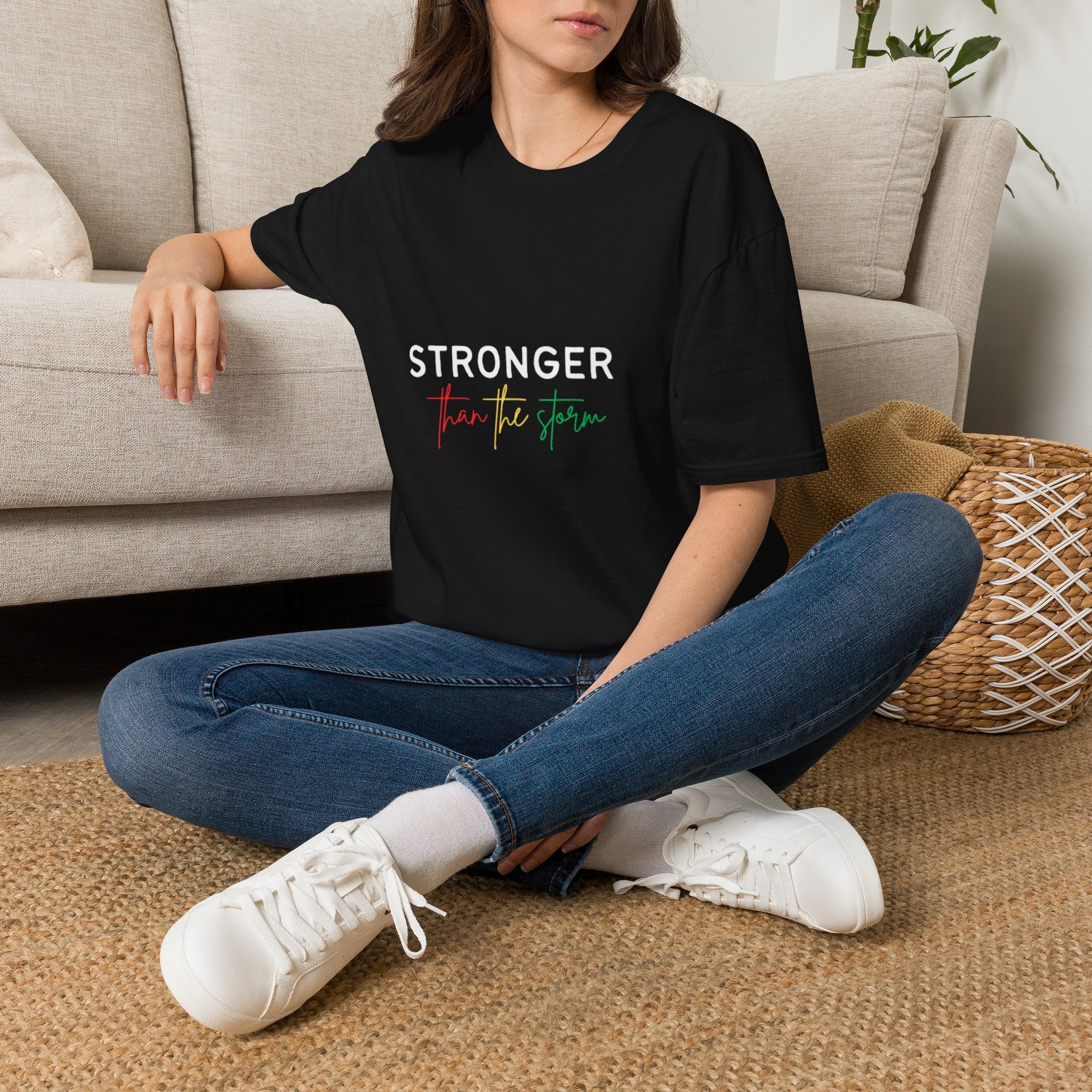 Stronger Than The Storm T-Shirt — Inspirational Resilience Tee