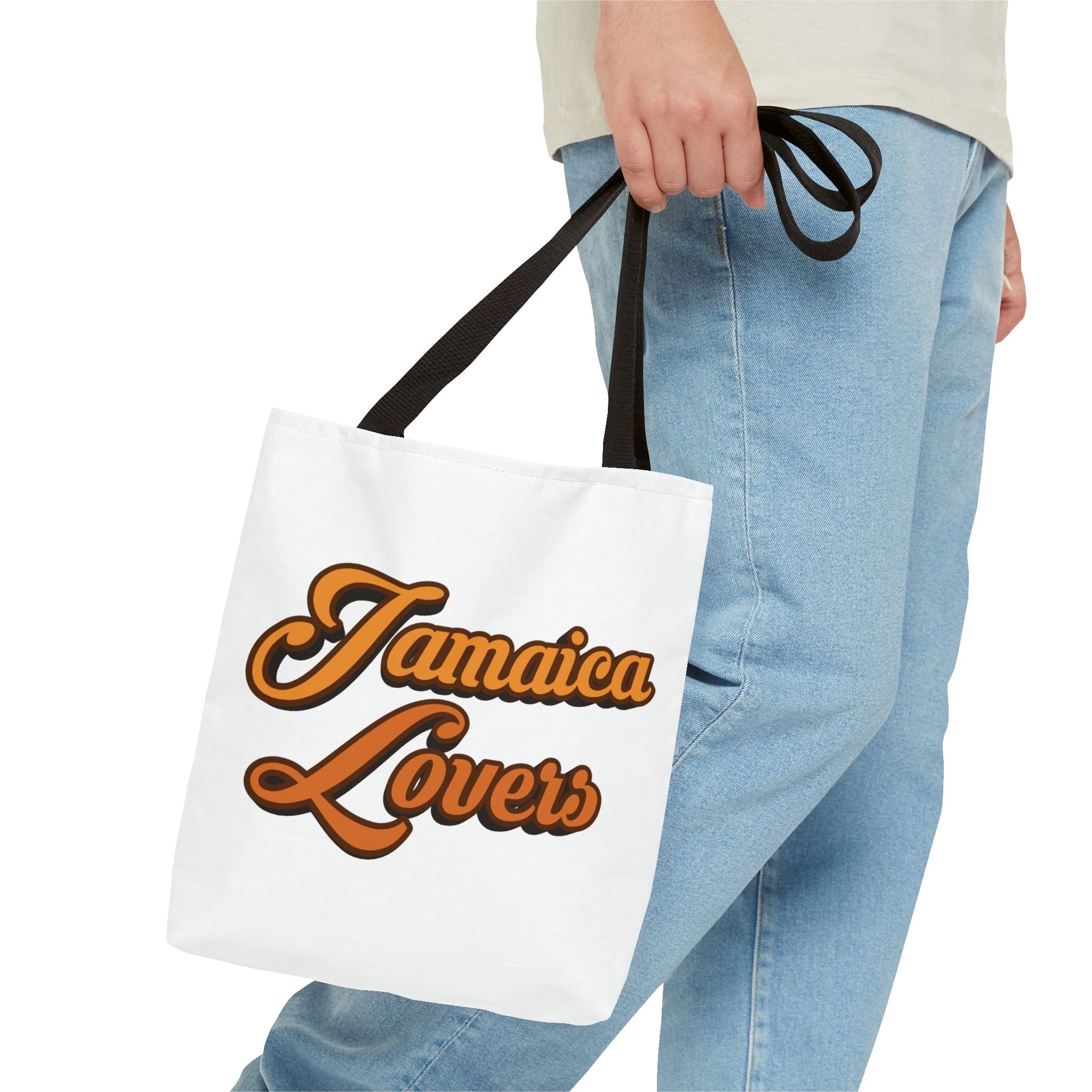 Jamaica Lovers Tote Bag - Stylish AOP Carryall for Beach Days, Travel, Gift Ideas, Festivals, Eco-Friendly Fashion