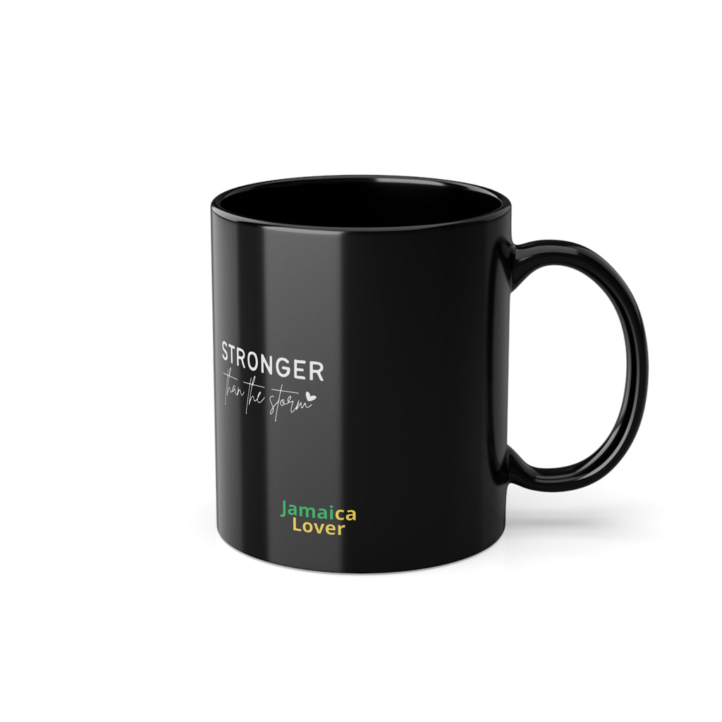 Stronger Than the Struggle Black 11oz Coffee Mug — Jamaica Lover