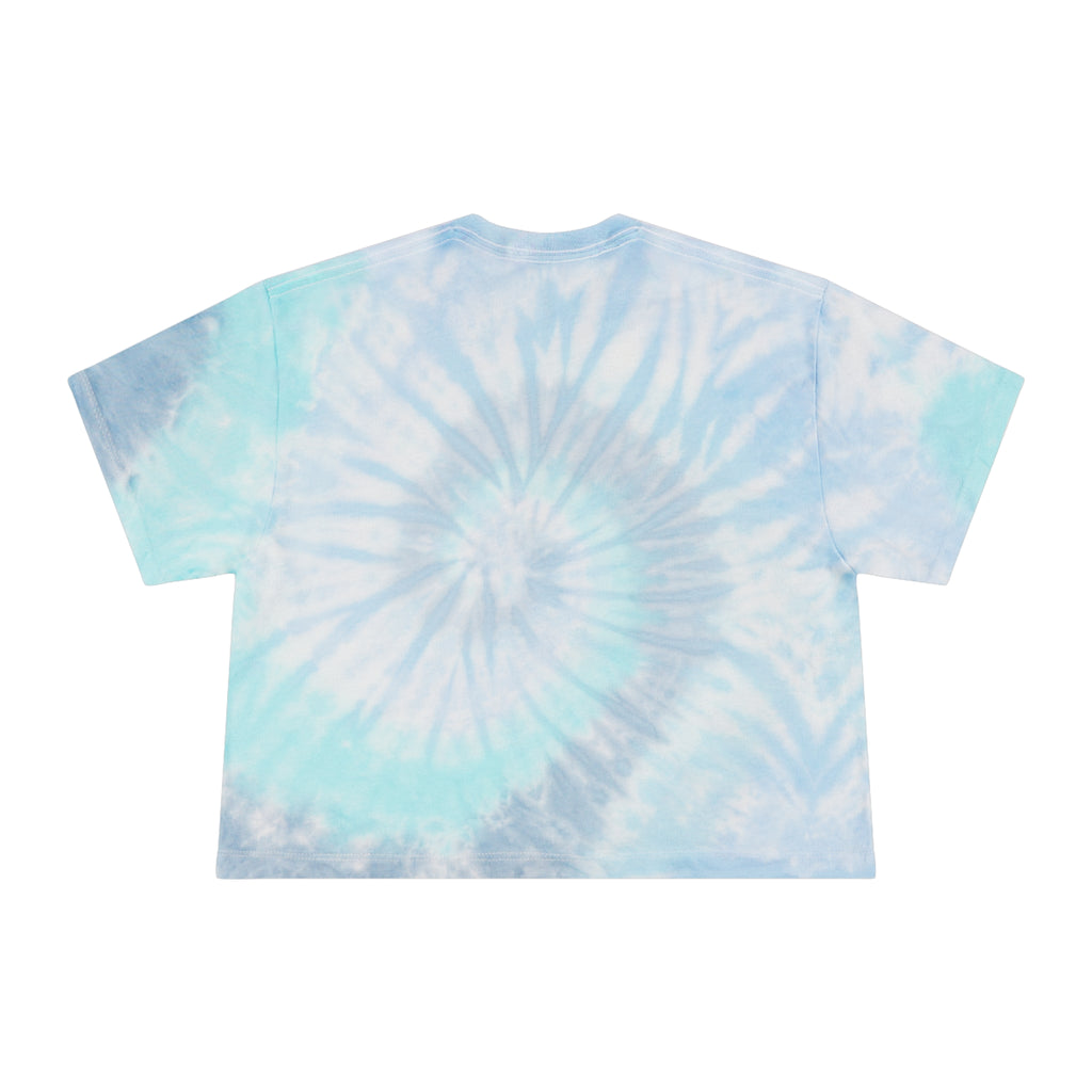 Tie-Dye Crop Tee — "Jamaica Stronger Than The Storm" Patriotic Island Pride