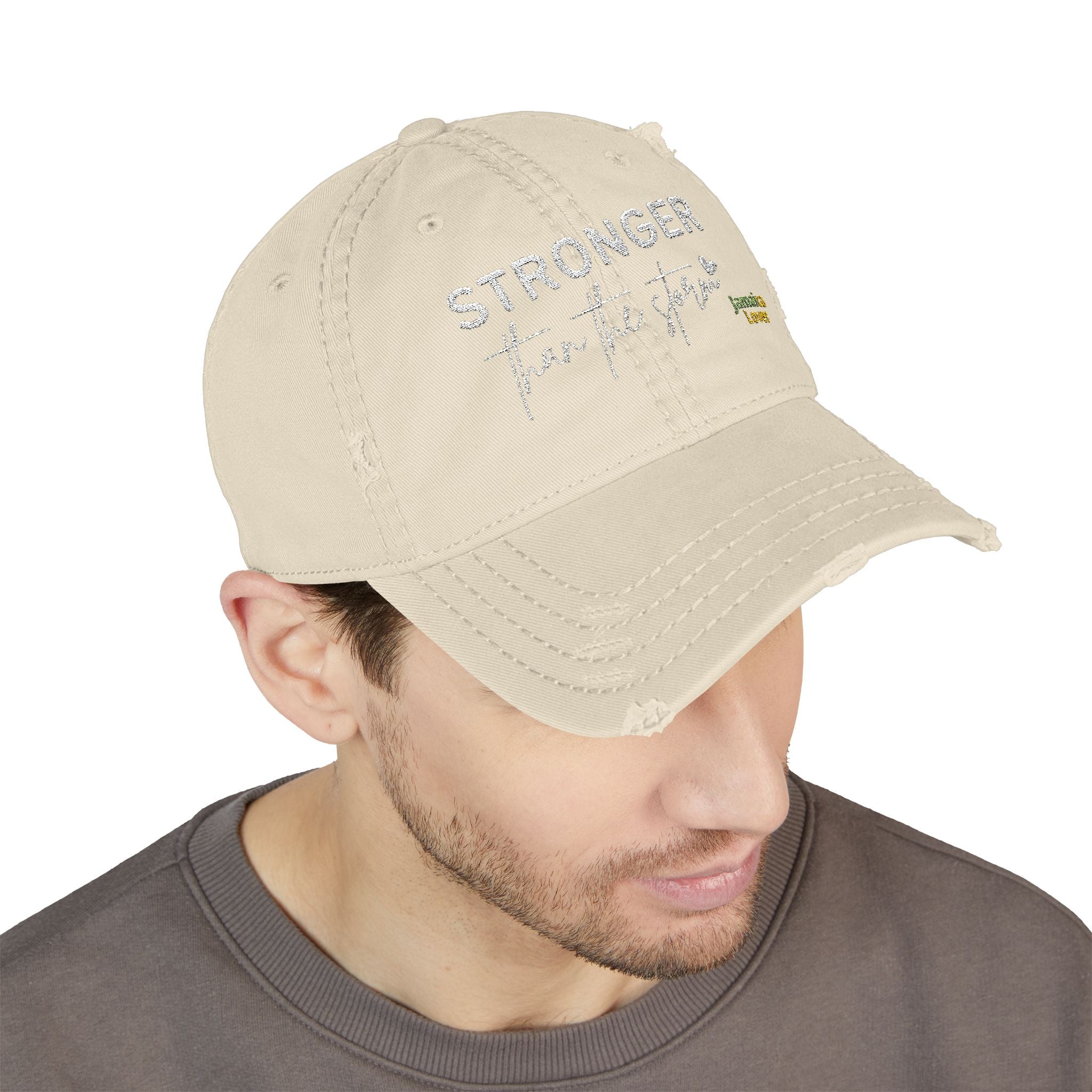 Distressed Dad Hat (Embroidery)
