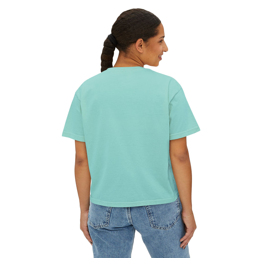 Jamaica Lover Boxy Tee — Retro Script Vacation T‑Shirt