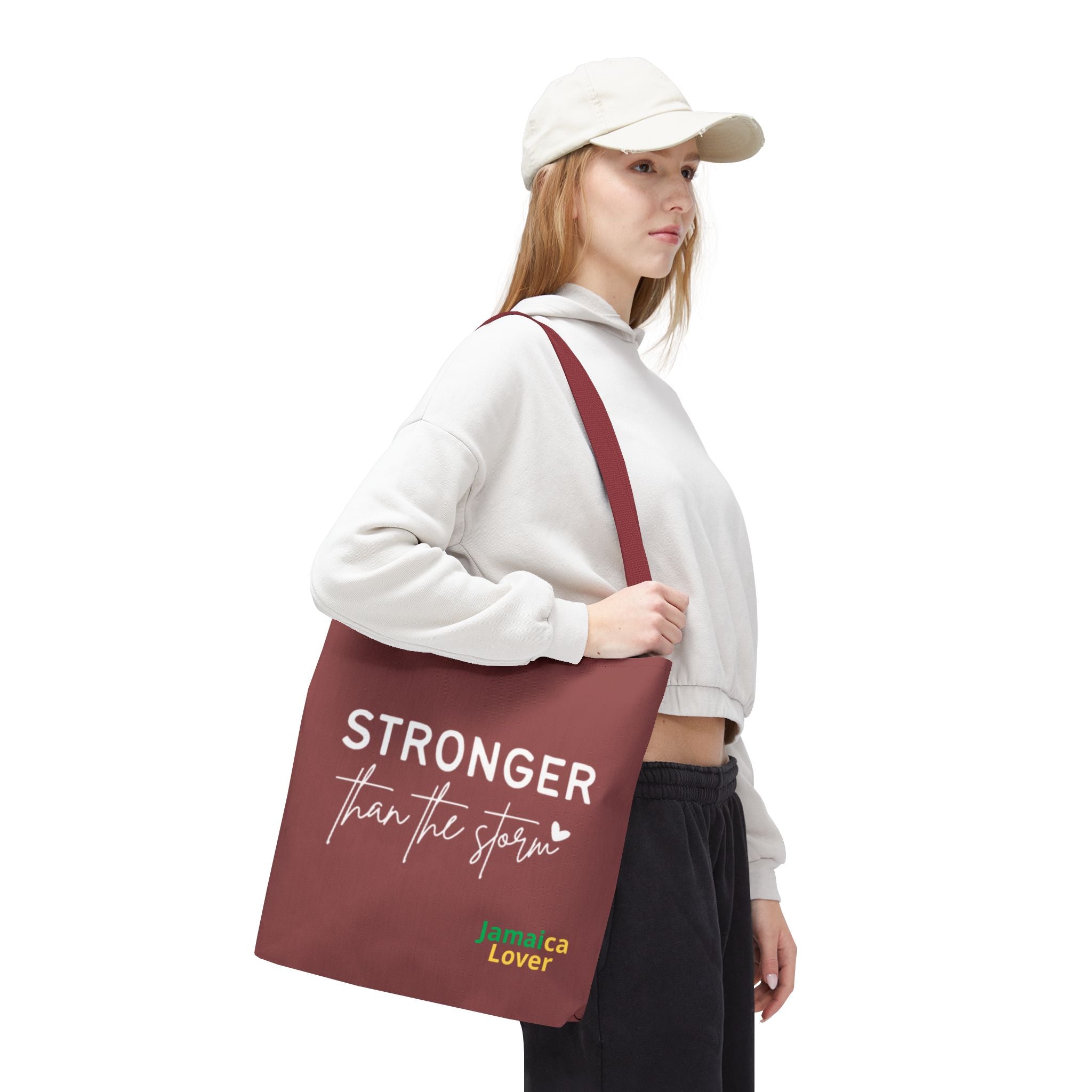 Stronger Than The Storm Jamaica Lover Tote Bag