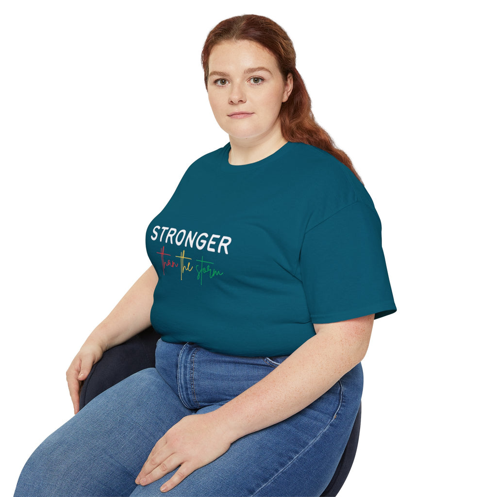 Stronger Than The Storm T-Shirt — Resilience Motivational Tee