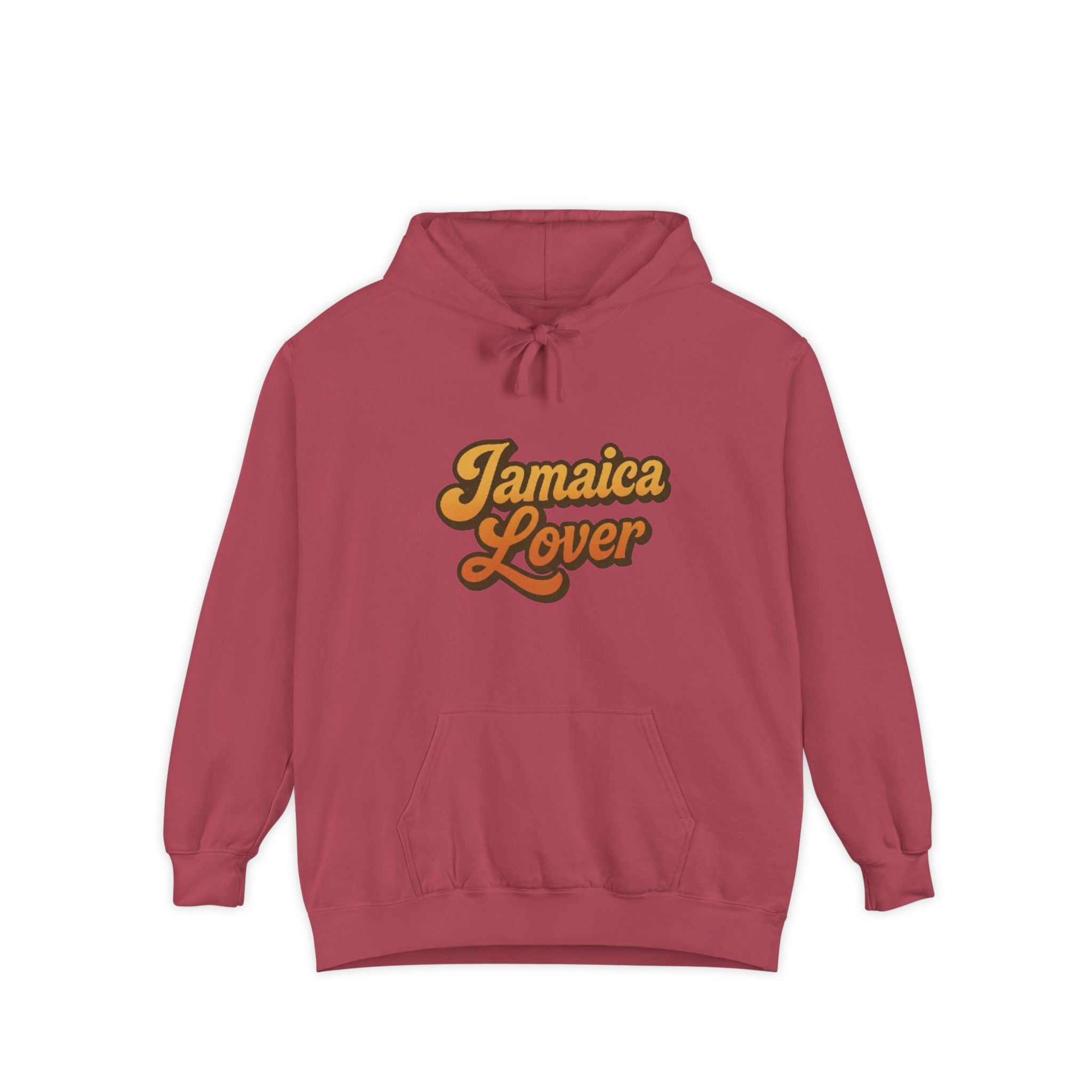 Jamaica Lover Hooded Sweatshirt – Retro Script Travel Hoodie