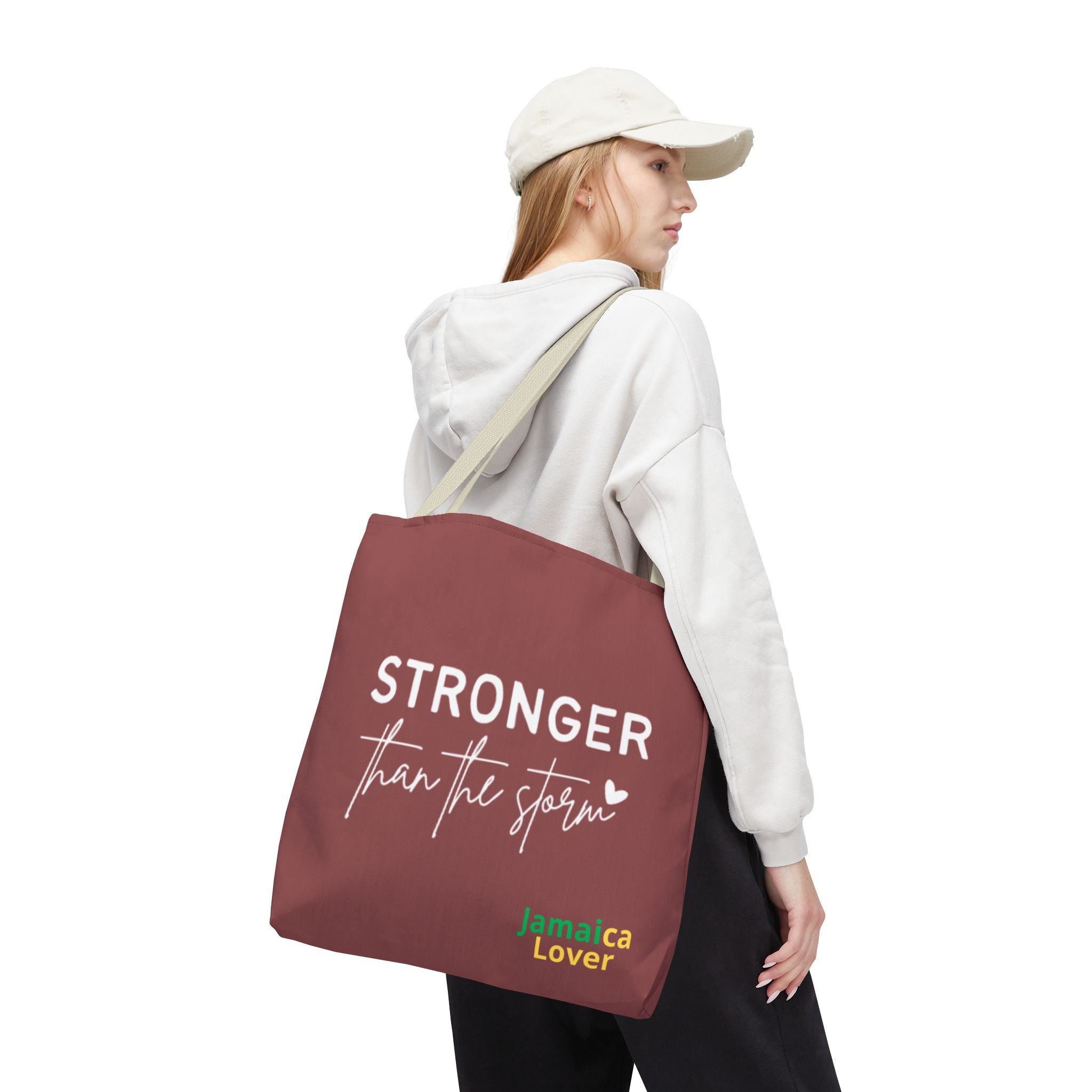 Stronger Than The Storm Jamaica Lover Tote Bag