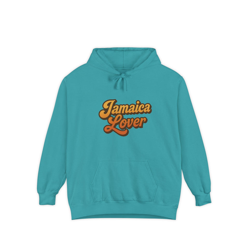 Jamaica Lover Hooded Sweatshirt – Retro Script Travel Hoodie