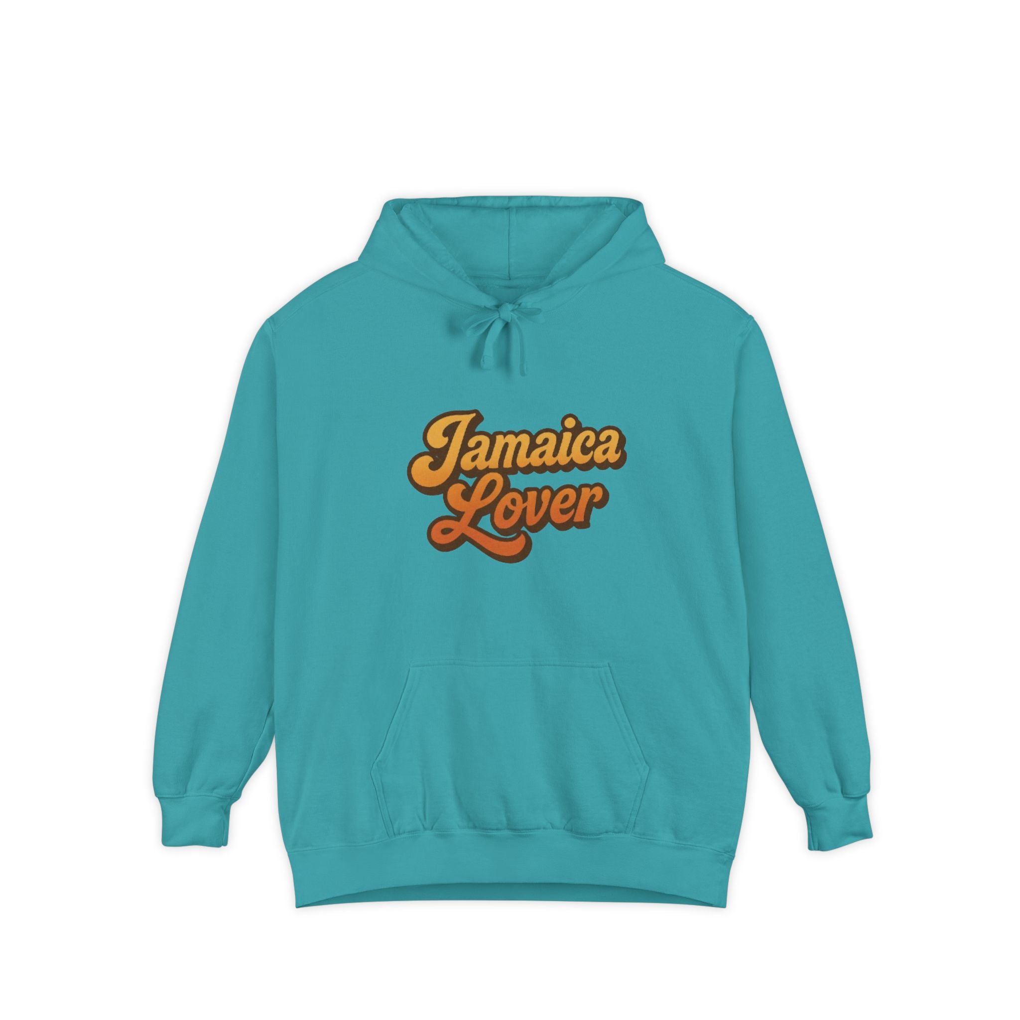 Jamaica Lover Hooded Sweatshirt – Retro Script Travel Hoodie