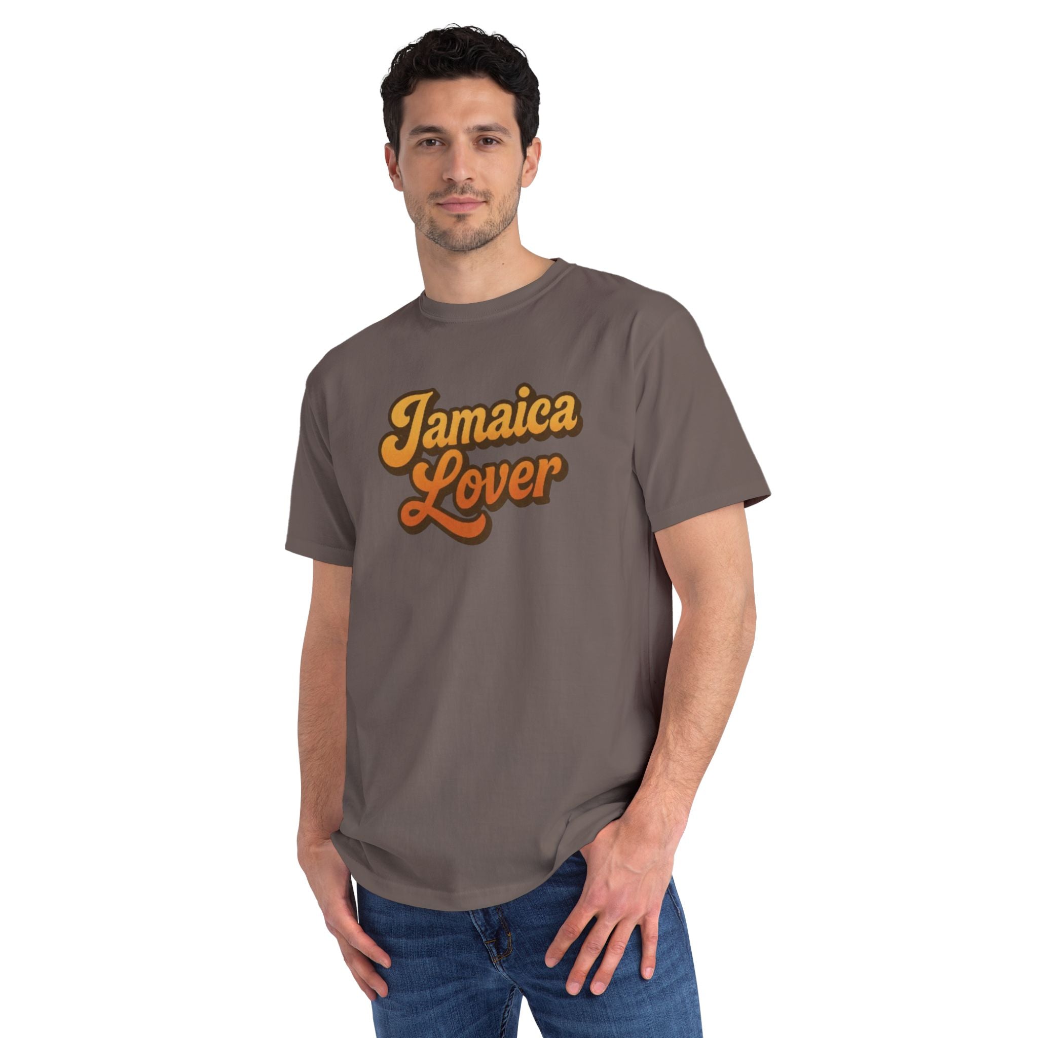Jamaica Lover T-Shirt — Retro Script Island Vacation Tee
