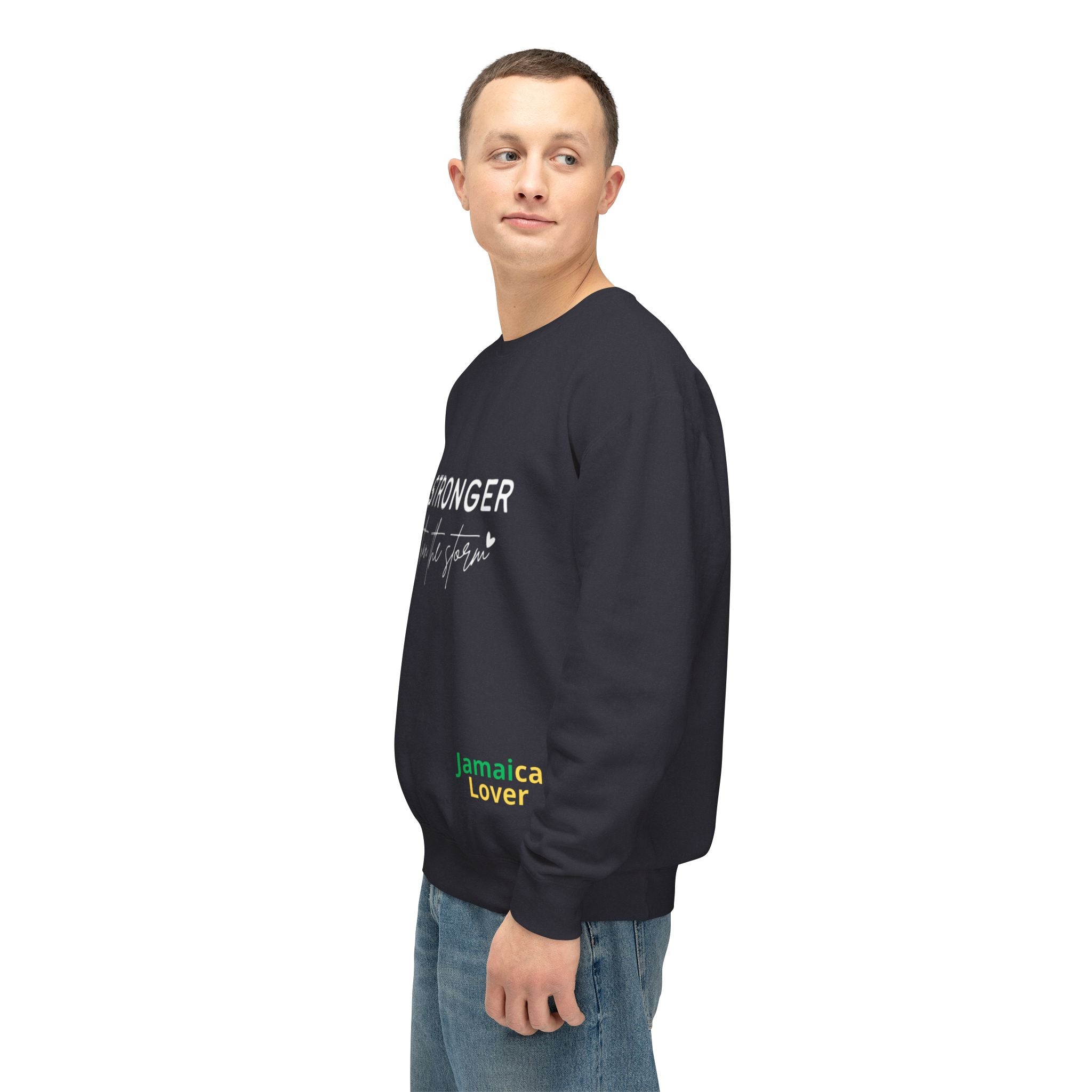 Stronger Than You Crewneck Sweatshirt — Inspirational Lightweight Pullover
