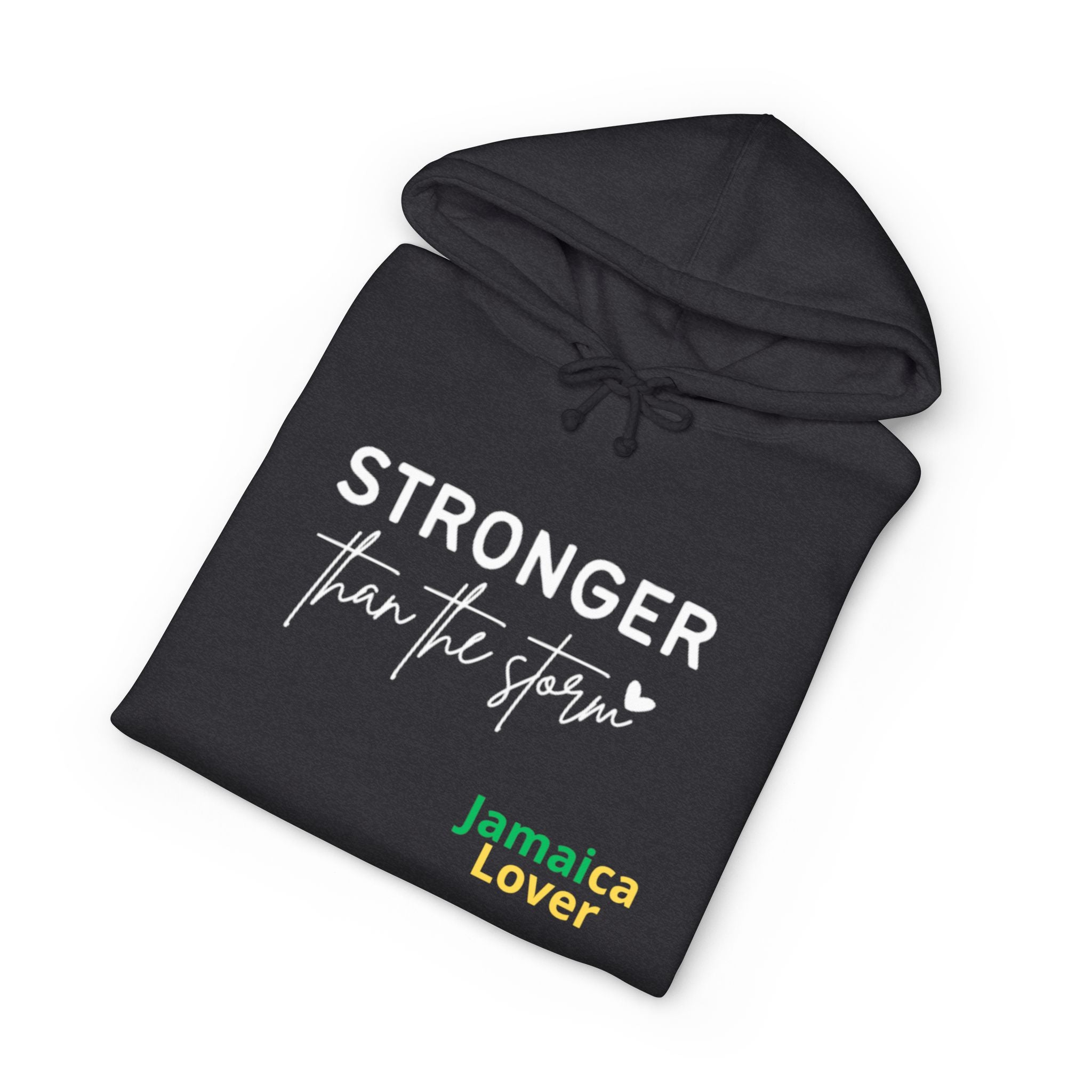 Stronger Than The Storm Hoodie — Jamaica Lover Inspirational Pullover