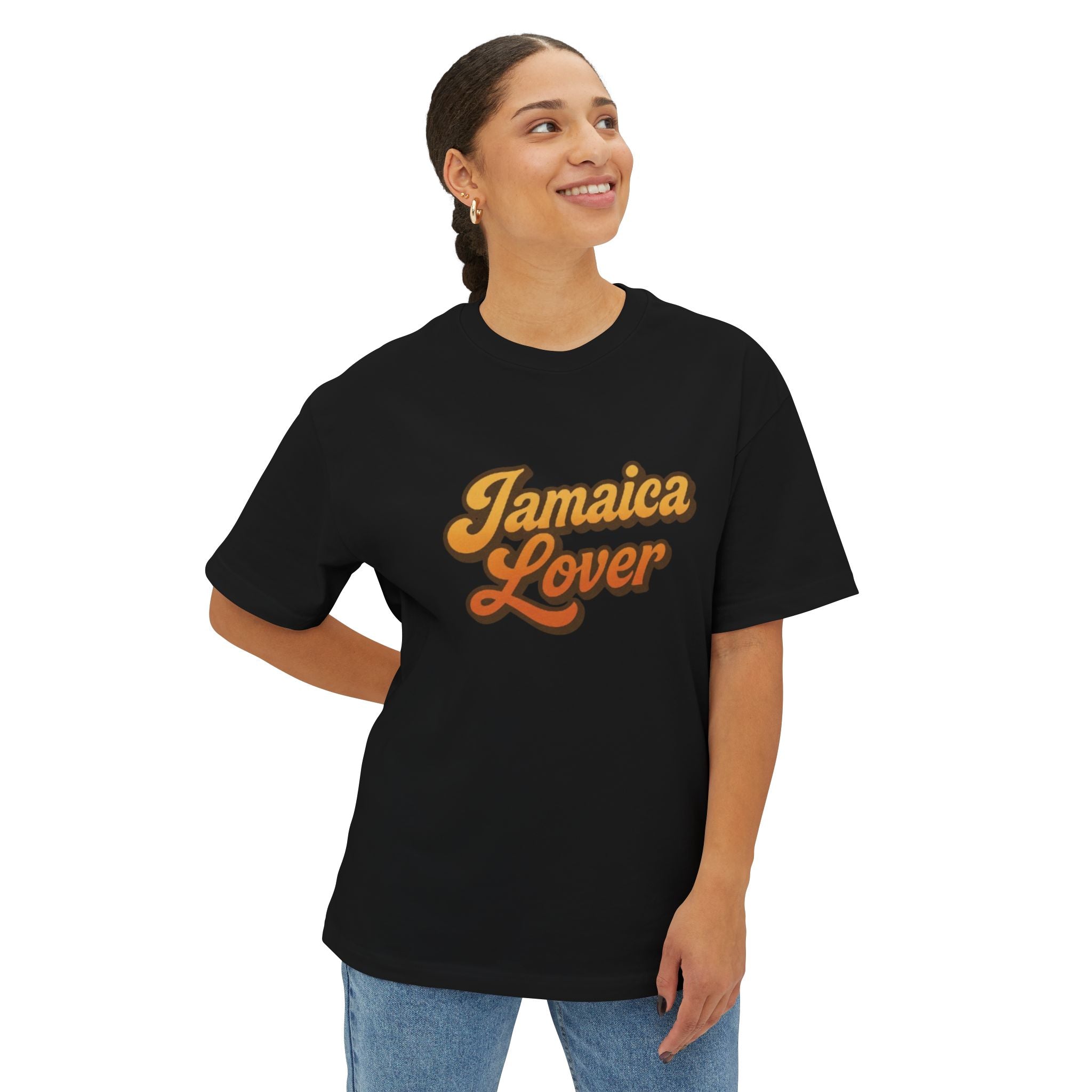 Jamaica Lover Tee — Retro Island Vibes Oversized T-Shirt
