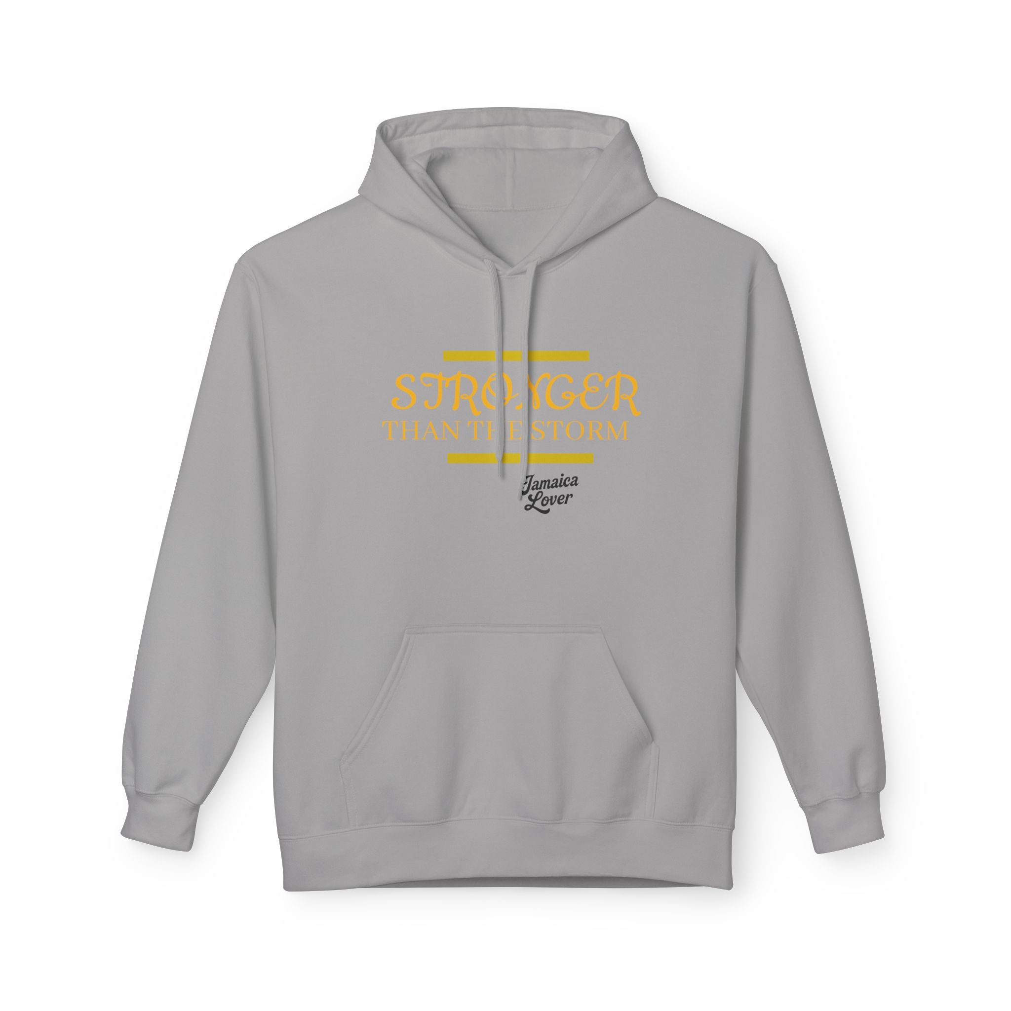 Hoodie — "Stronger Than This Storm" Inspirational Comfort Pullover