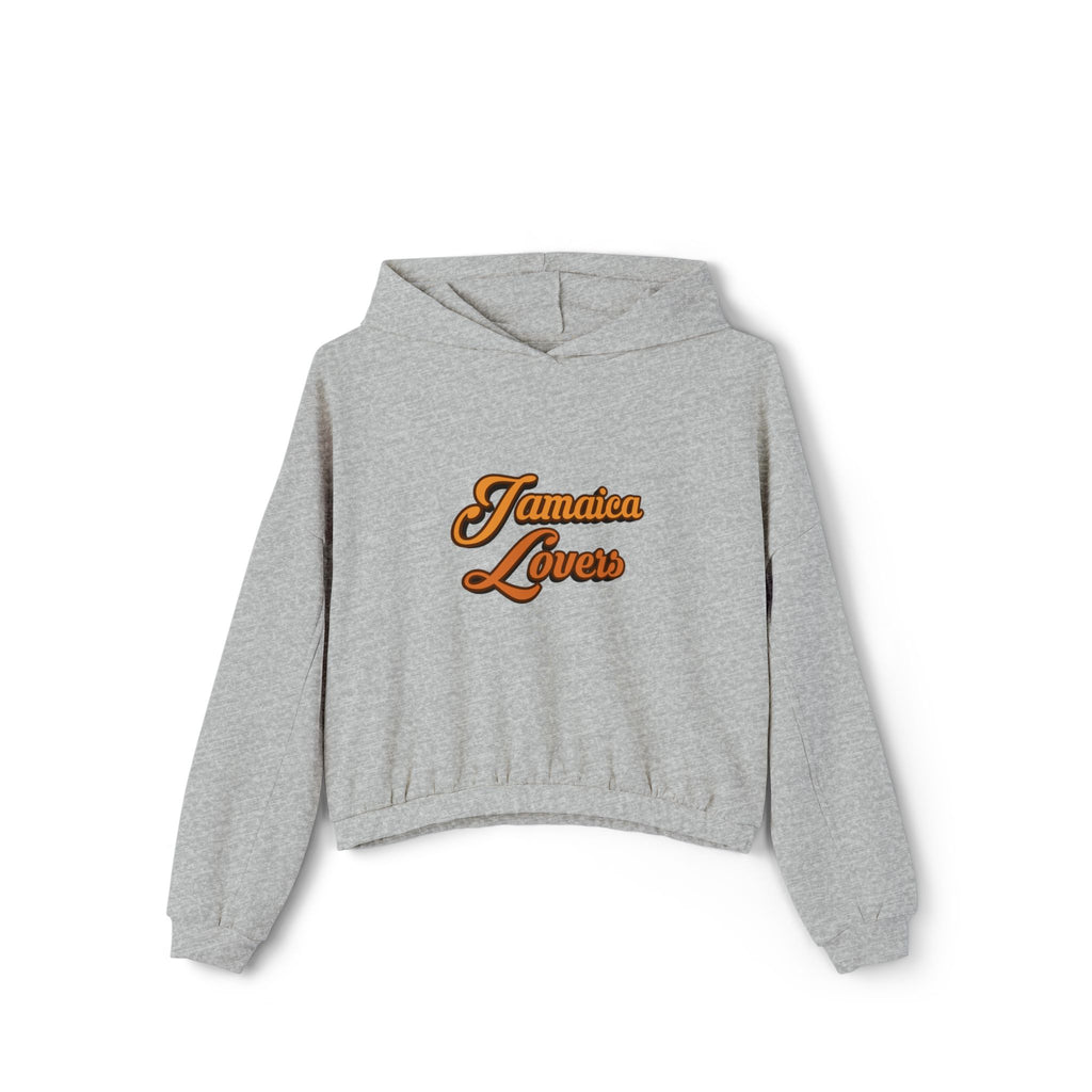 Jamaica Lovers Women's Cropped Hoodie - Trendy, Stylish Pullovers for Vacation, Casual Wear, Gifts, Beach Days, Summer Vibes