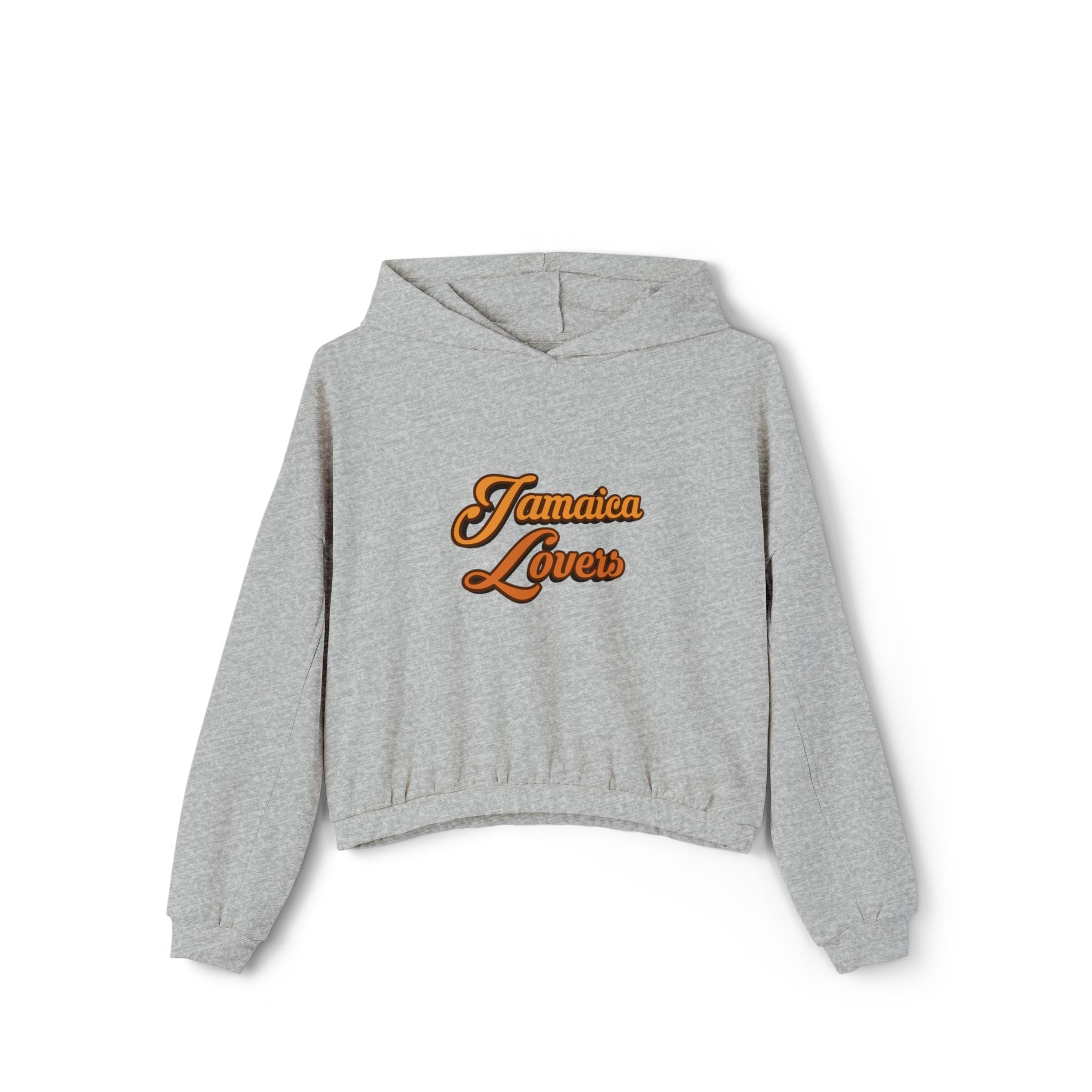 Jamaica Lovers Women's Cropped Hoodie - Trendy, Stylish Pullovers for Vacation, Casual Wear, Gifts, Beach Days, Summer Vibes