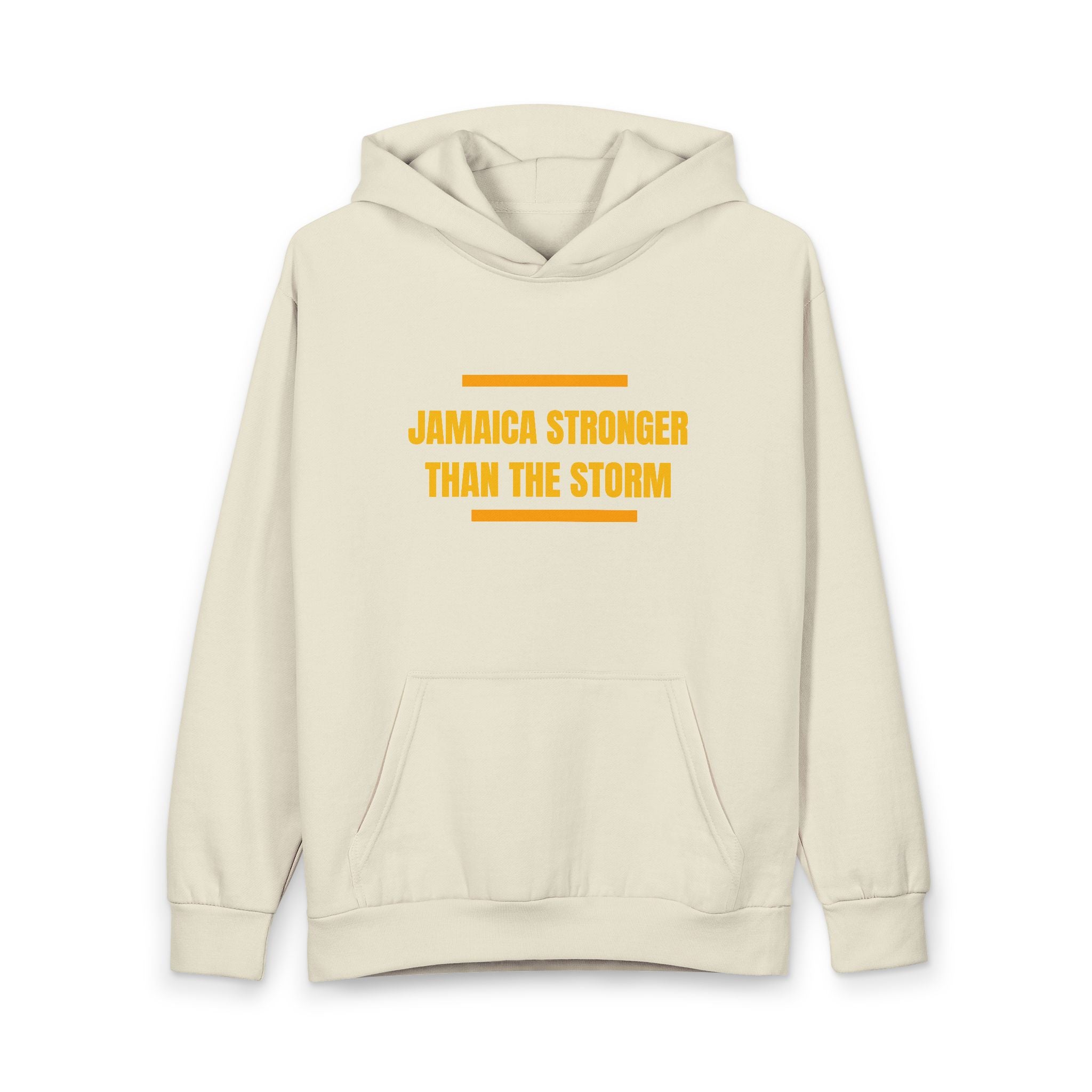 Hoodie — "Jamaica Stronger Than The Storm" Graphic Pullover