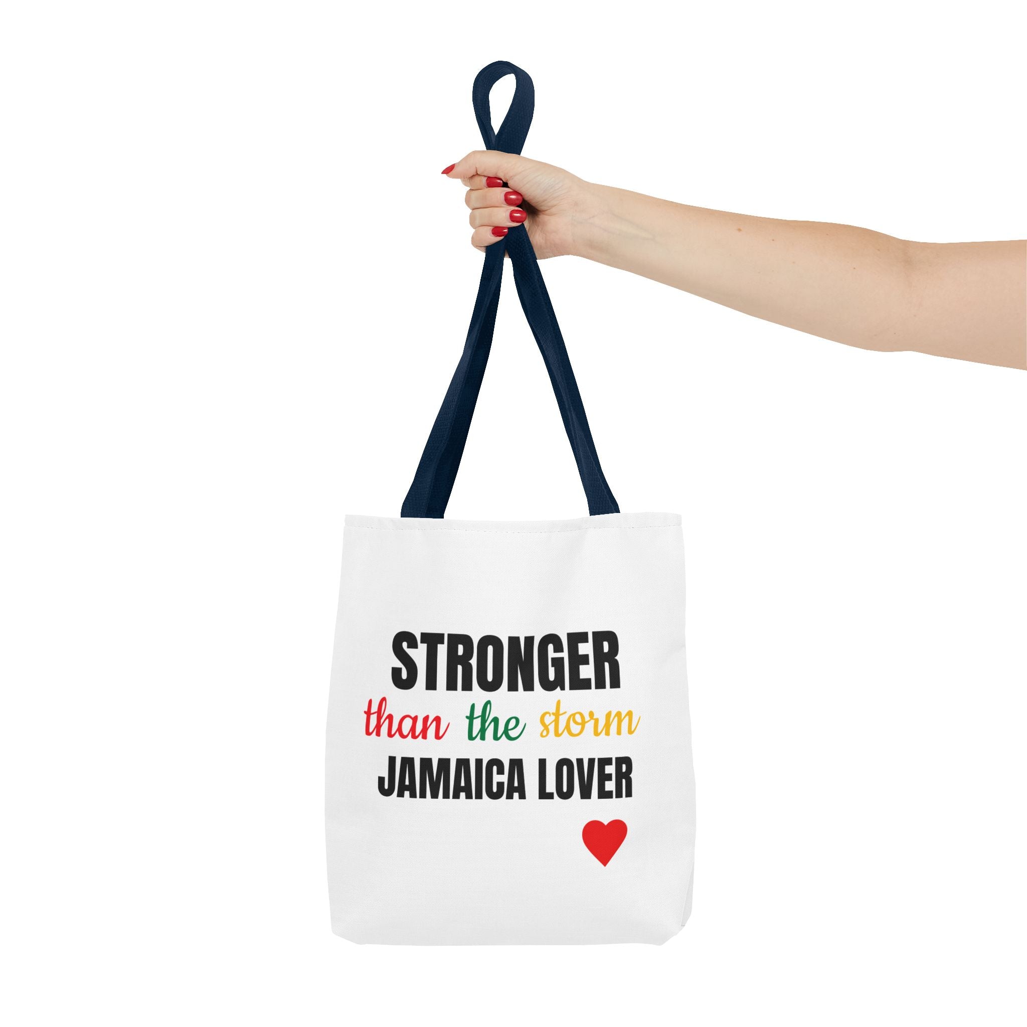 Stronger Than The Storm Jamaica Lover Tote Bag