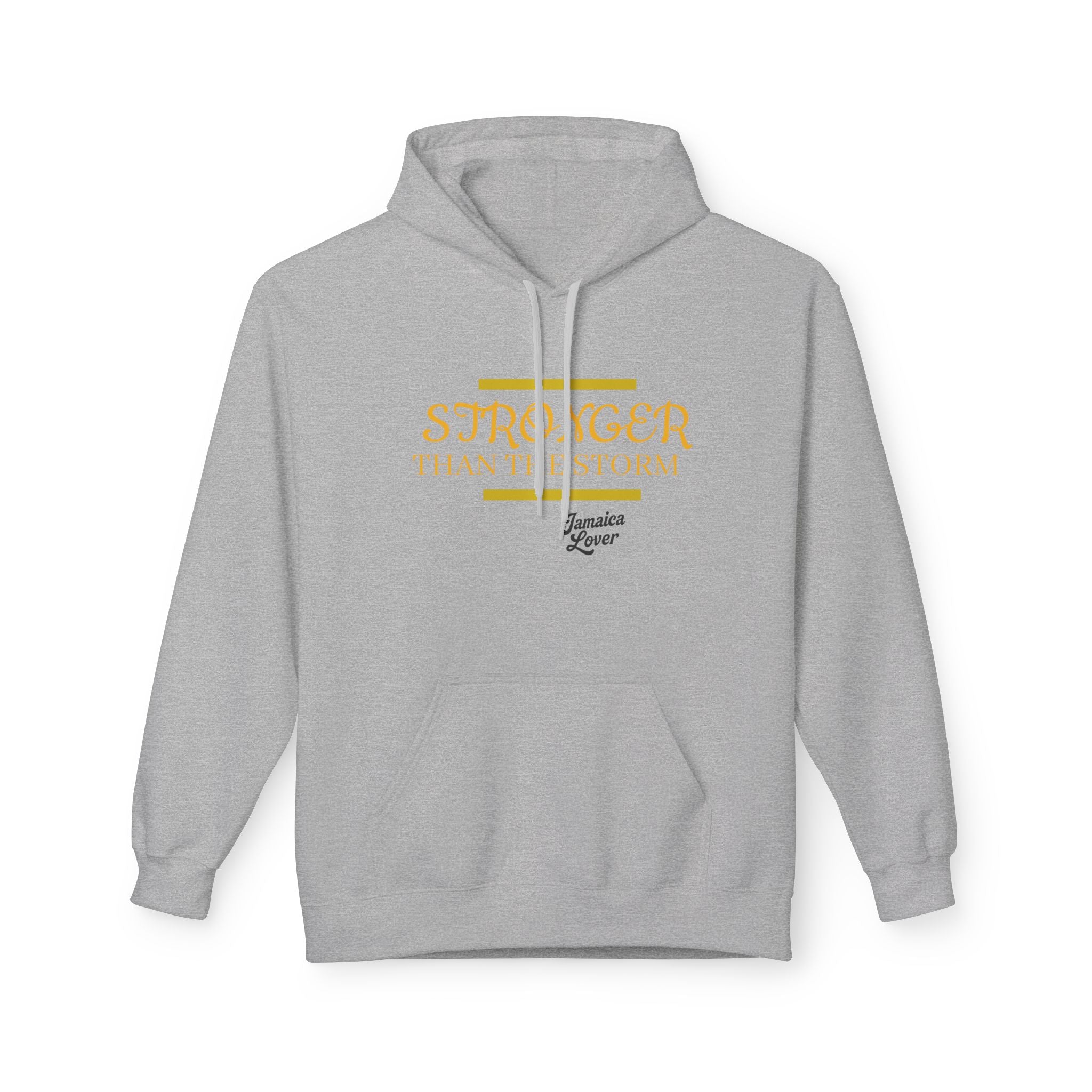 Hoodie — "Stronger Than This Storm" Inspirational Comfort Pullover