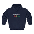 Stronger Than The Storm Zip Hoodie — Resilient Hurricane Recovery Support