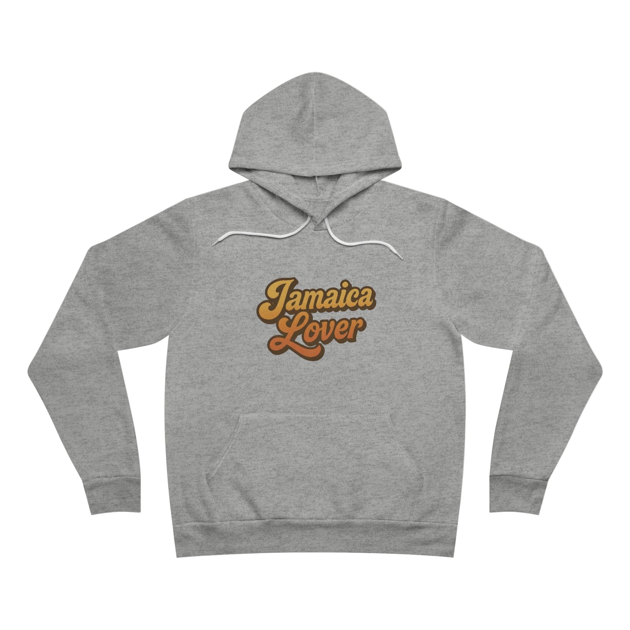 Jamaica Lover Hoodie — Retro Script Pullover for Island Vibes