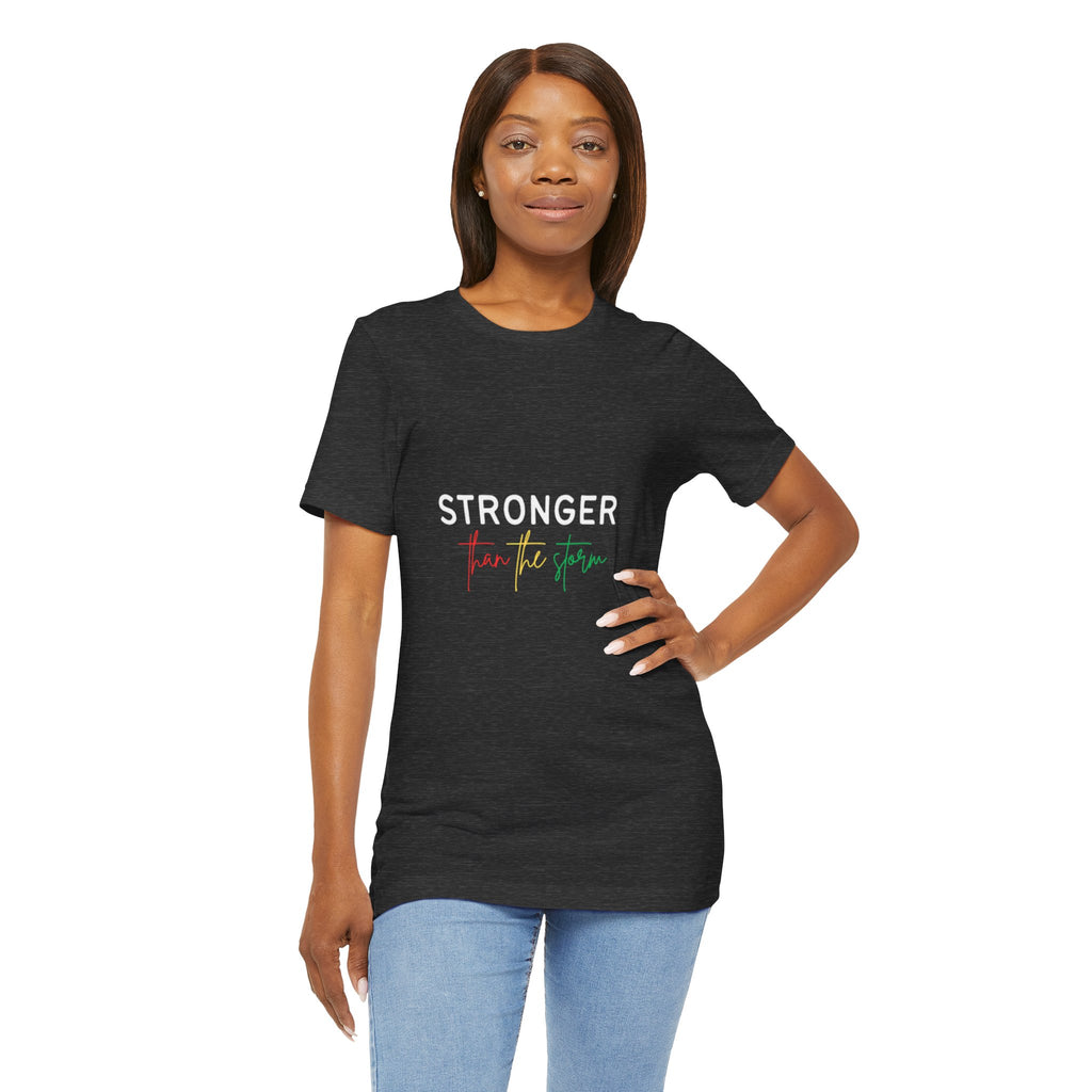 Stronger Than The Storm T‑Shirt — Inspirational Resilience Tee