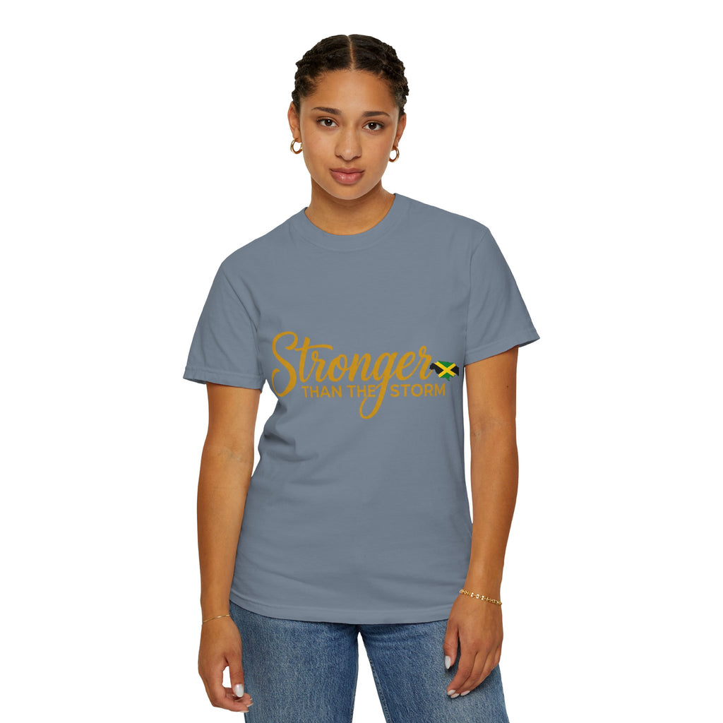 Stronger Than The Storm T-Shirt — Jamaica Resilience Tee