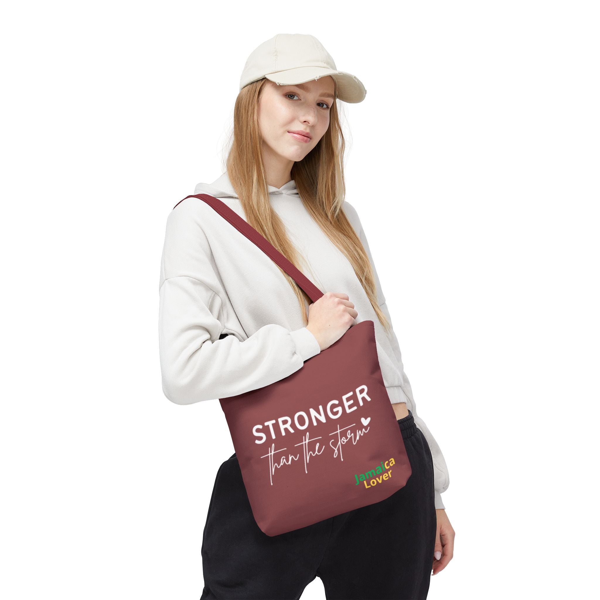 Stronger Than The Storm Jamaica Lover Tote Bag
