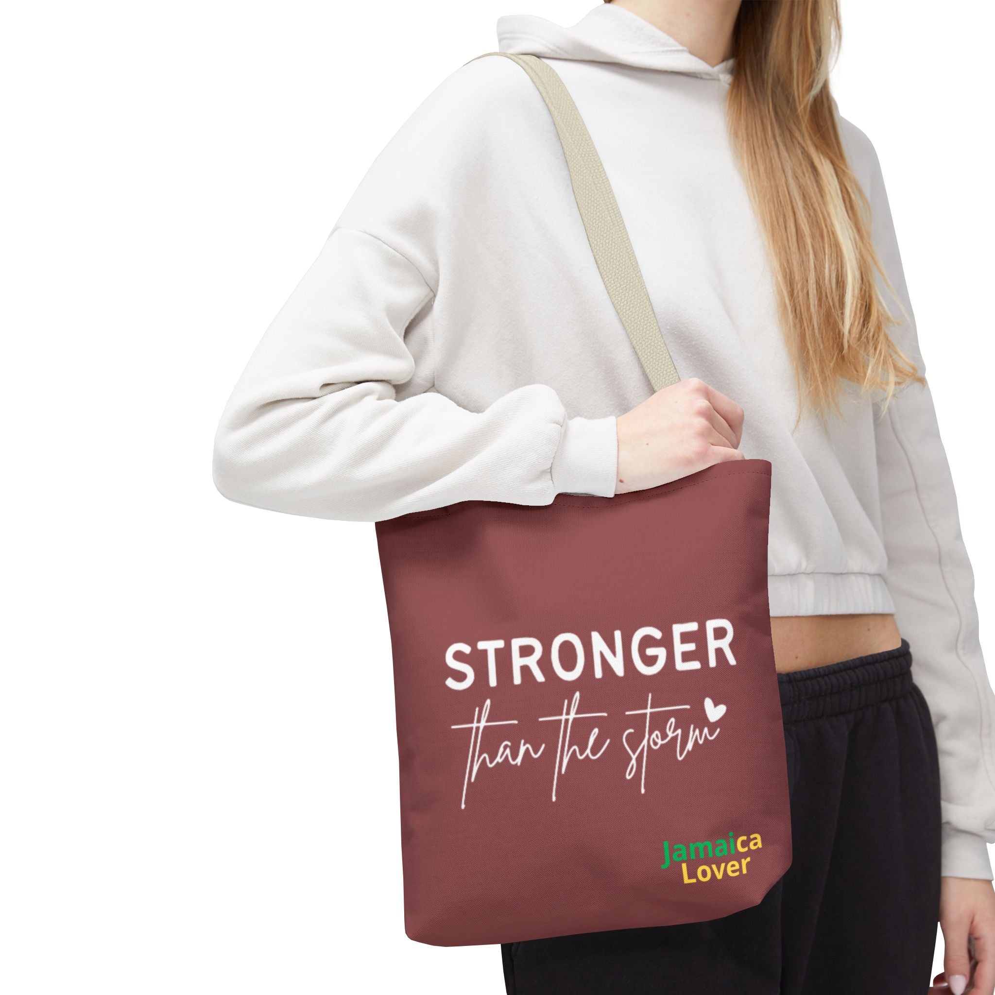 Stronger Than The Storm Jamaica Lover Tote Bag