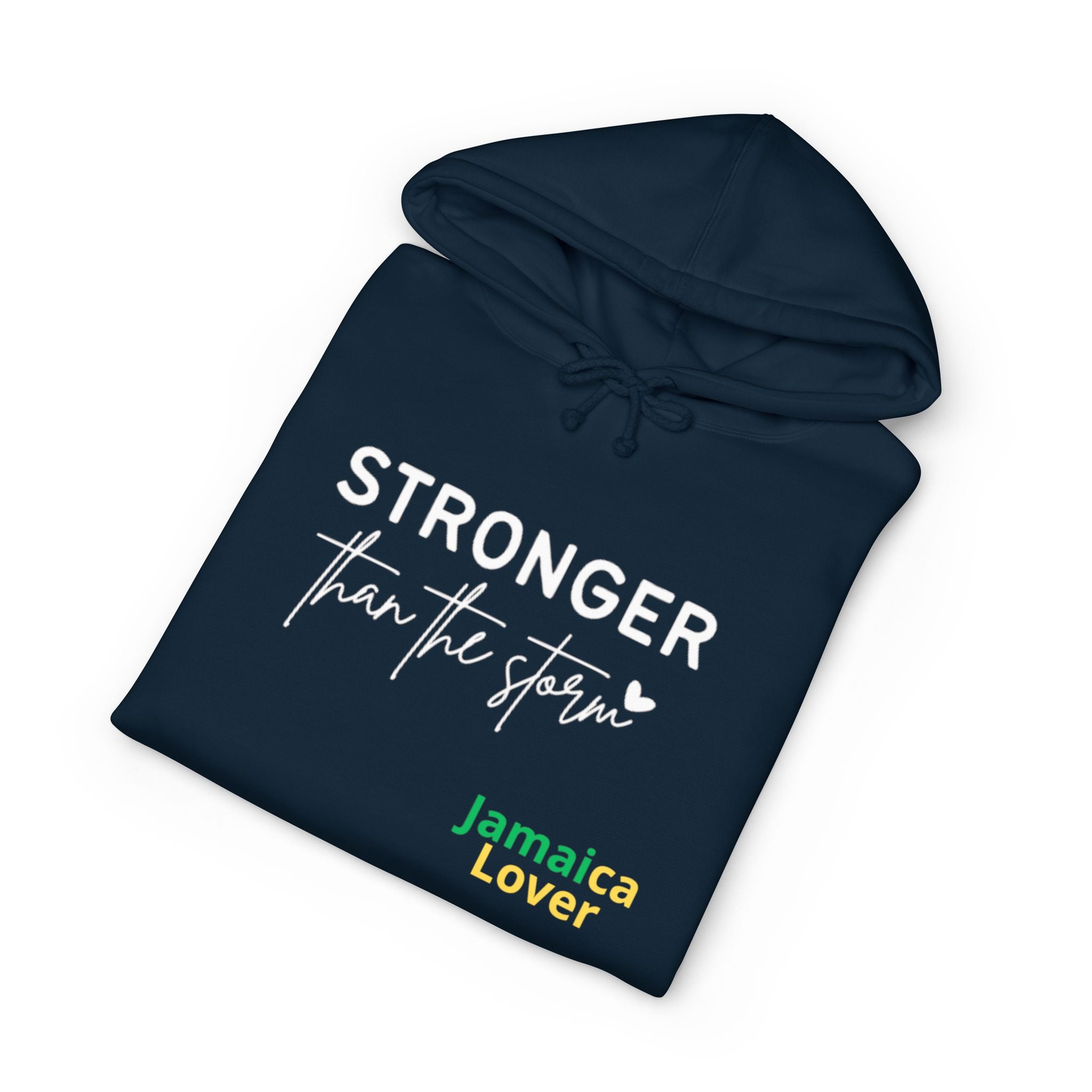 Stronger Than The Storm Hoodie — Jamaica Lover Inspirational Pullover