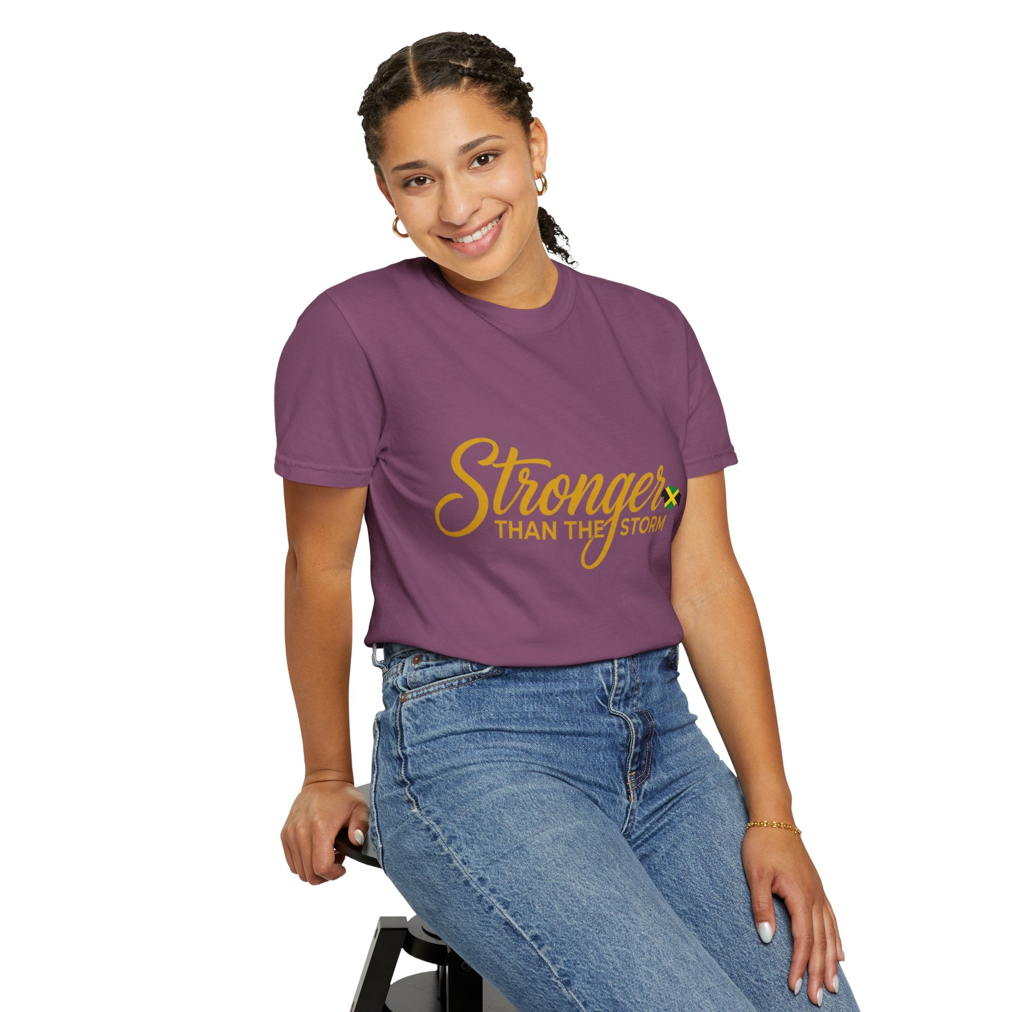 Stronger Than The Storm T-Shirt — Jamaica Resilience Tee