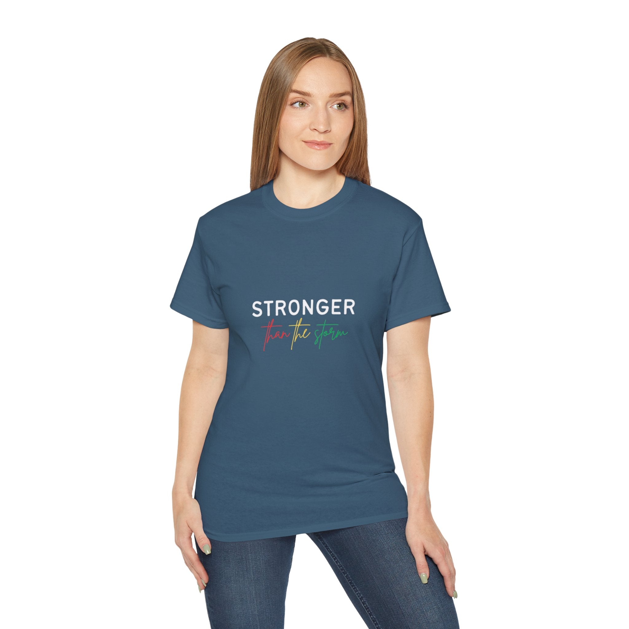 Stronger Than The Storm T-Shirt — Resilience Motivational Tee