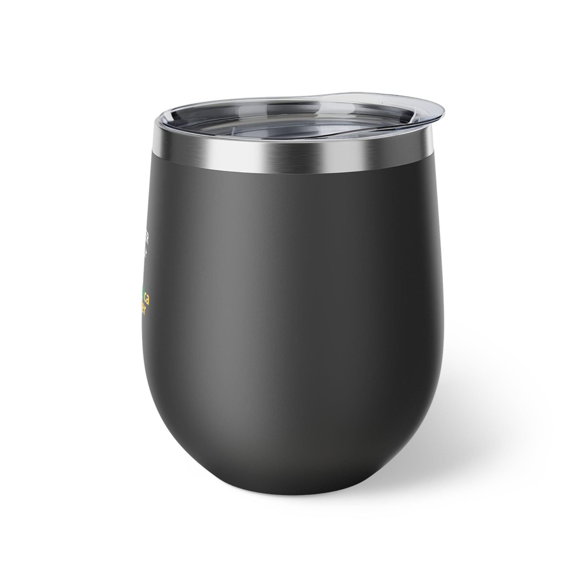Insulated 12oz Copper Tumbler — "Stronger Than the Storm" Jamaica Lover Design