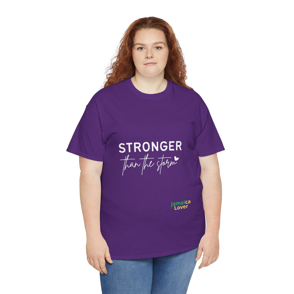 Stronger Than The Storm Tee — Inspirational Motivational T‑Shirt