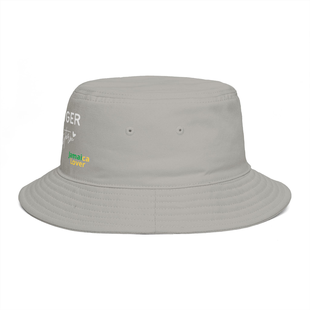 Stronger Than the Storm Bucket Hat – Jamaica Lover Inspirational Sun Hat