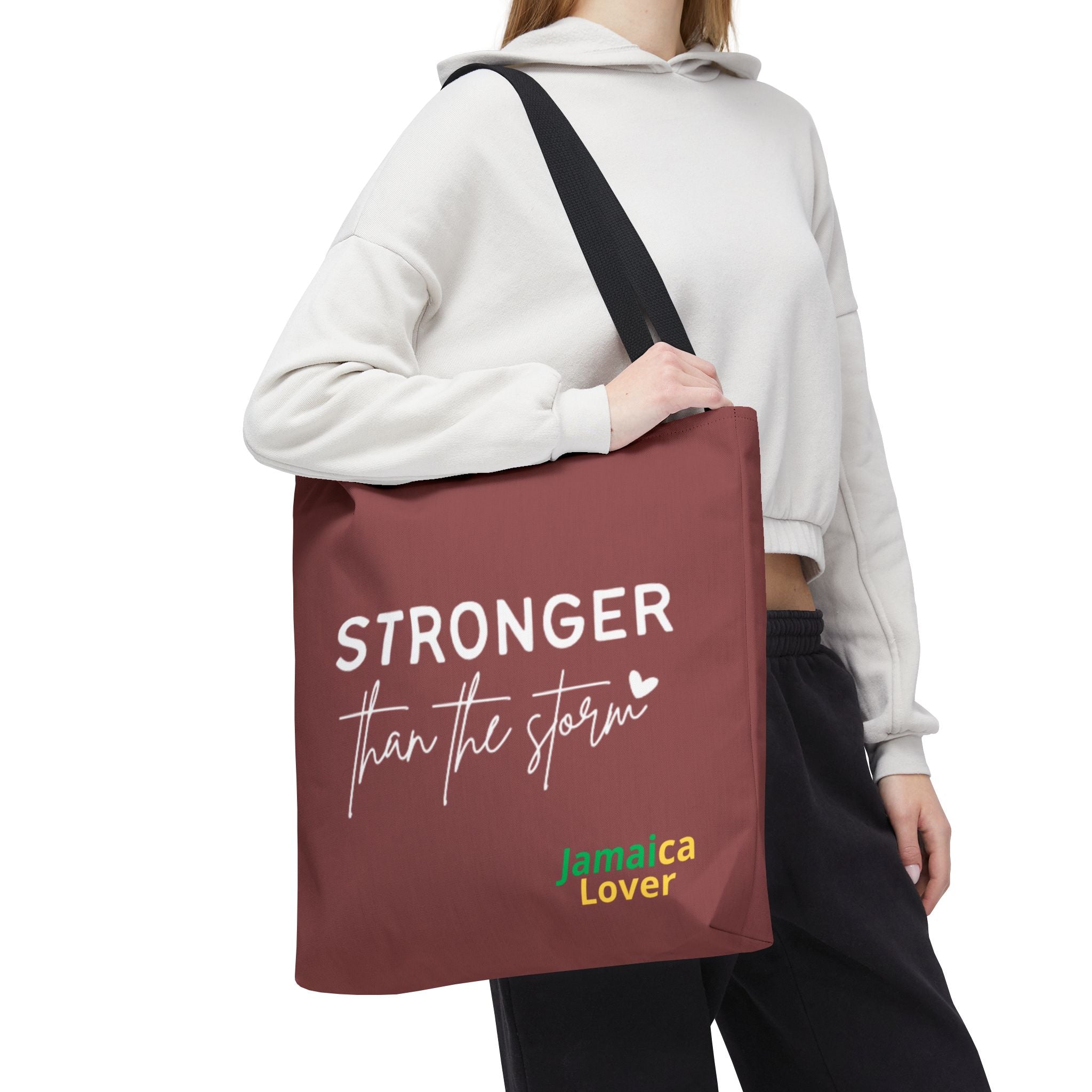 Stronger Than The Storm Jamaica Lover Tote Bag