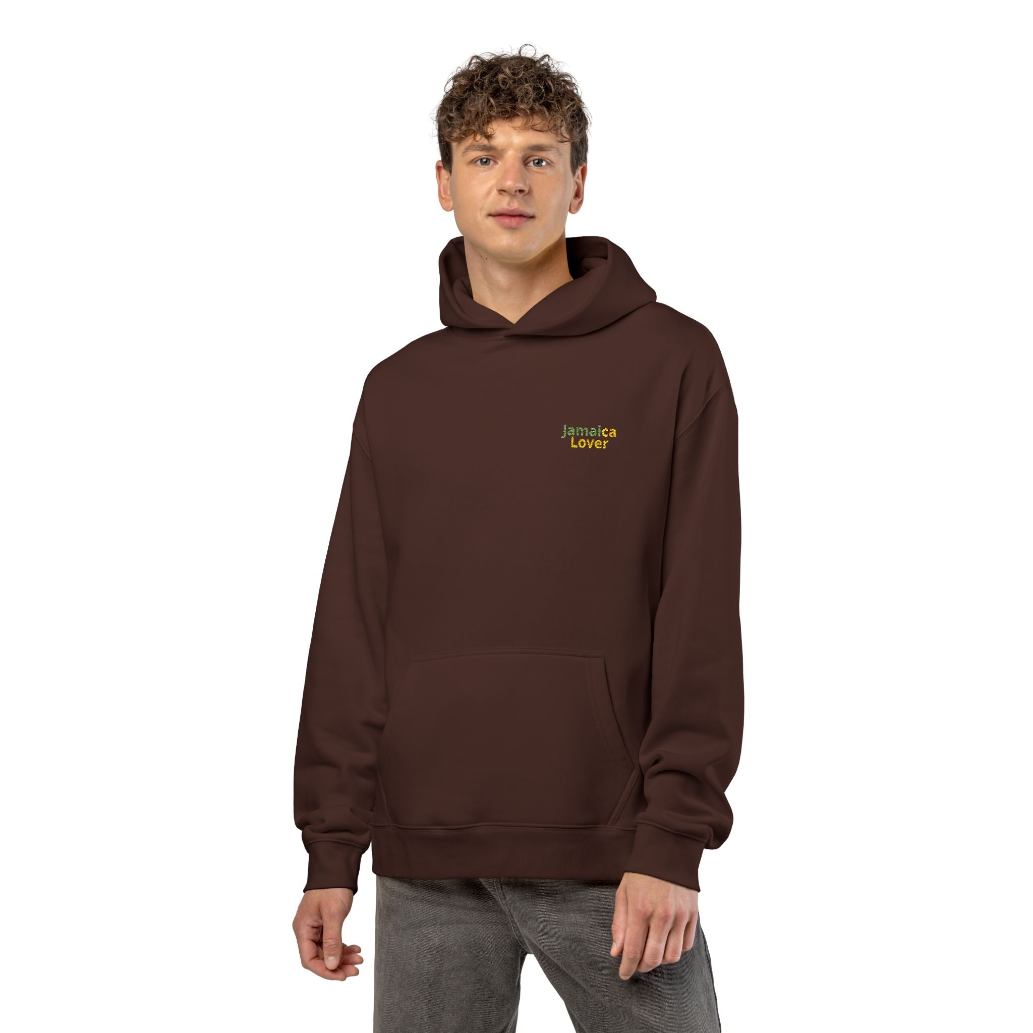 Relaxed Hoodie — 'Summer Lover' Minimal Chest Logo Pullover