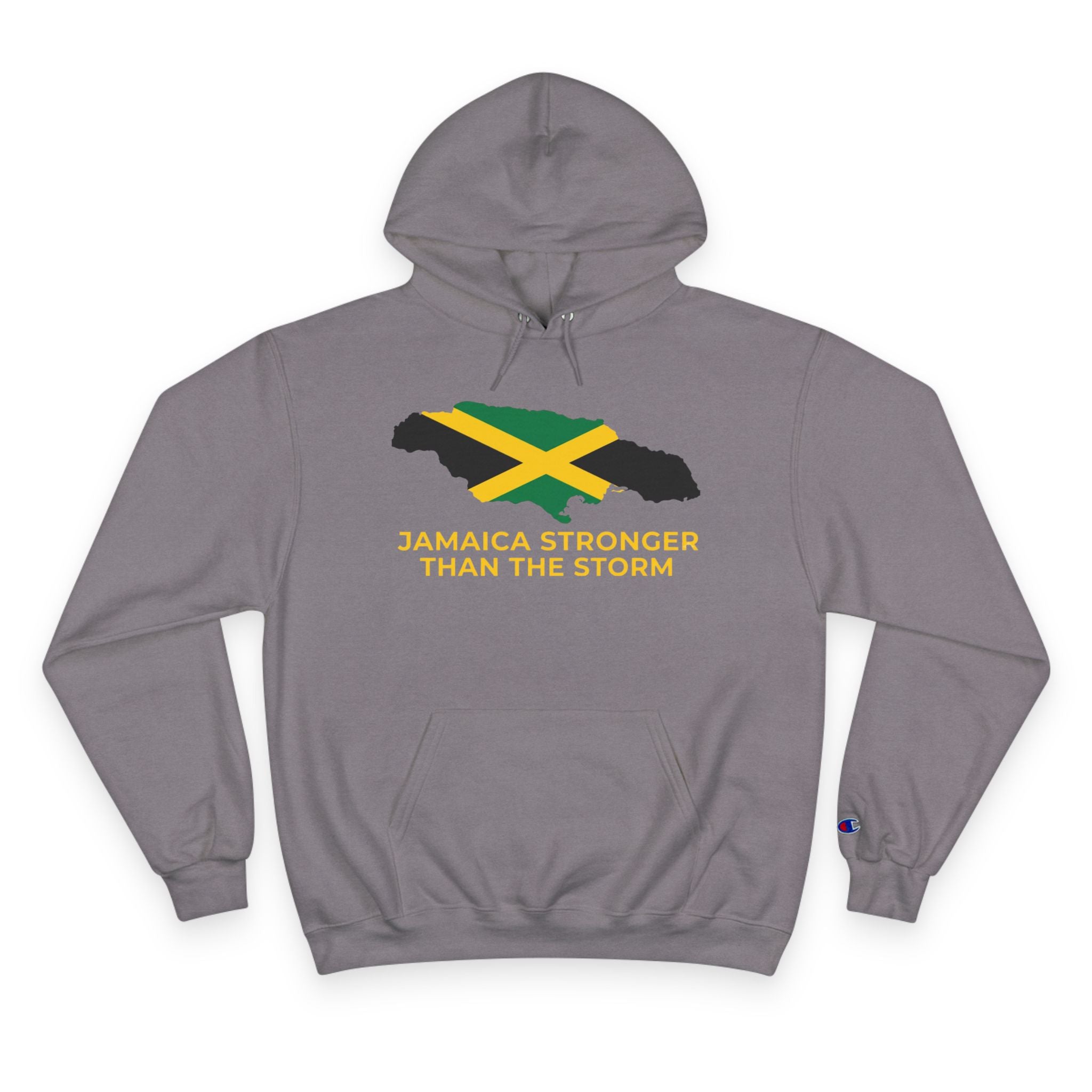 Jamaica Strong Hoodie — Jamaican Flag Champion Pullover
