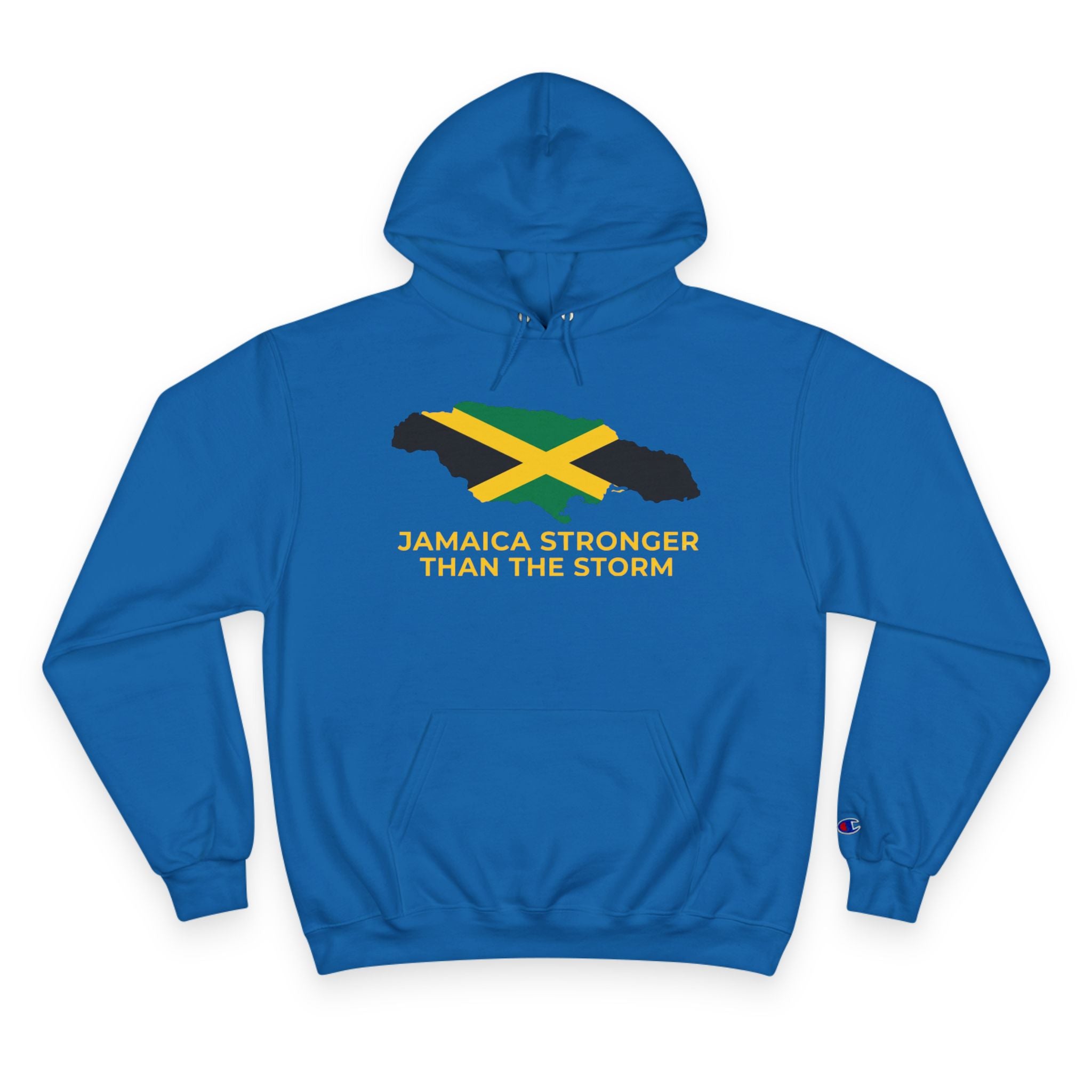 Jamaica Strong Hoodie — Jamaican Flag Champion Pullover