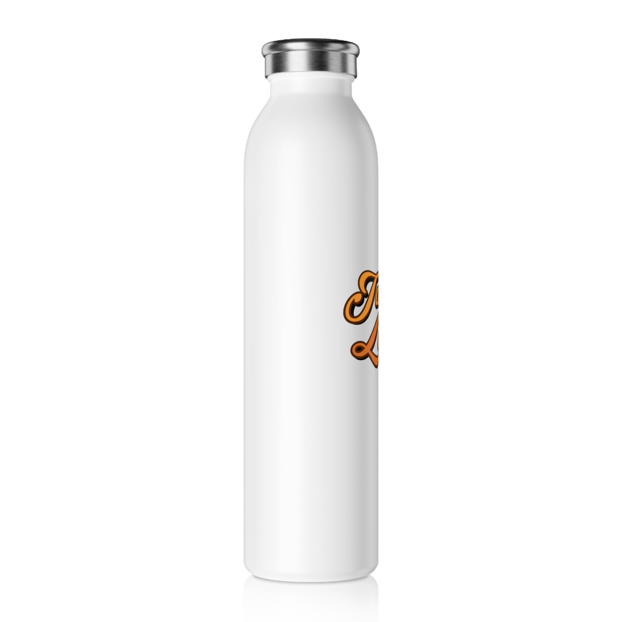 Jamaican Lovers Slim Water Bottle, Perfect for Summer Parties, Travel, Fitness, Eco-Friendly Hydration, Gift for Friends