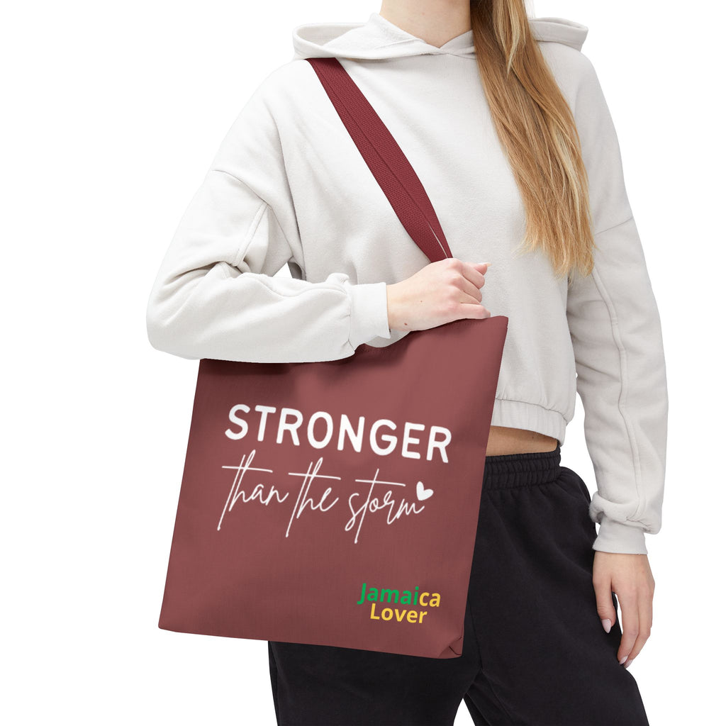 Stronger Than The Storm Jamaica Lover Tote Bag