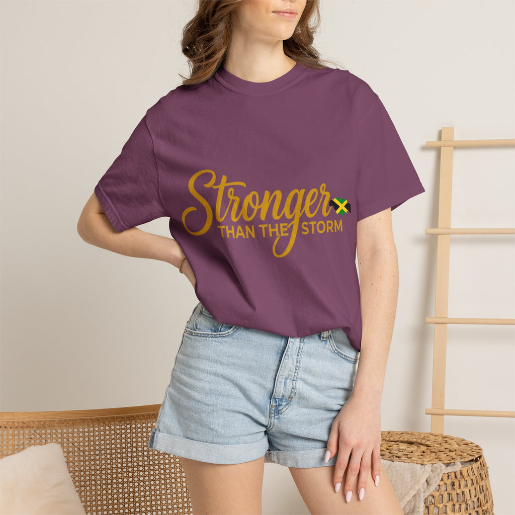 Stronger Than The Storm T-Shirt — Jamaica Resilience Tee